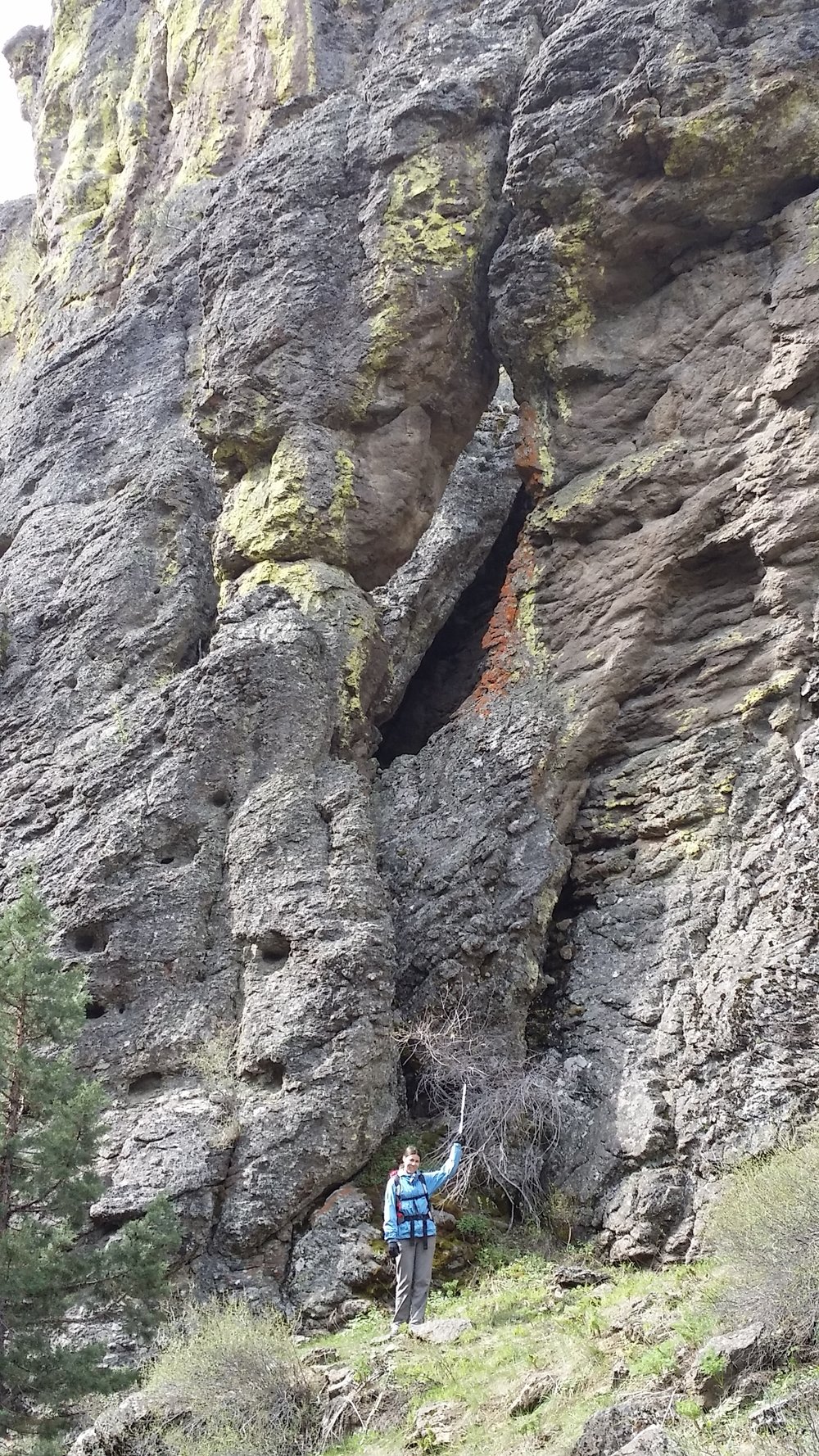 A giant buttress arch (can you see it?)