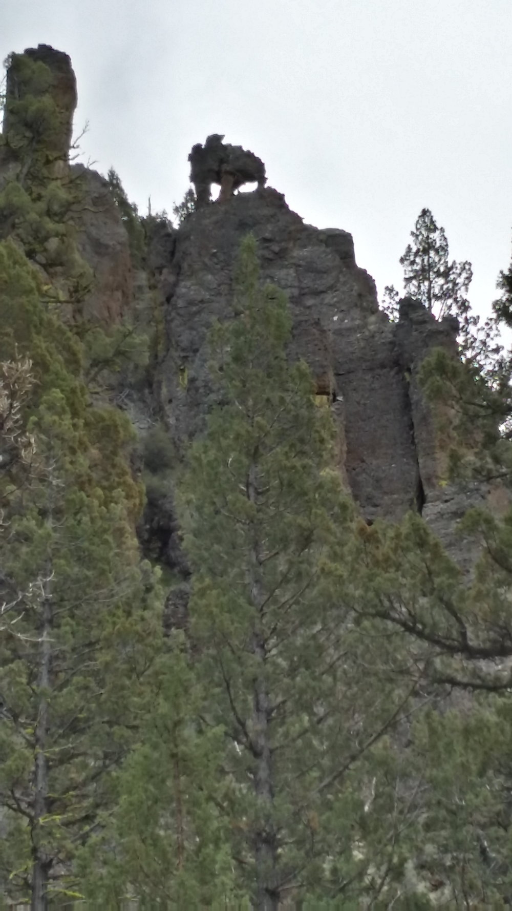 Strange rock formations