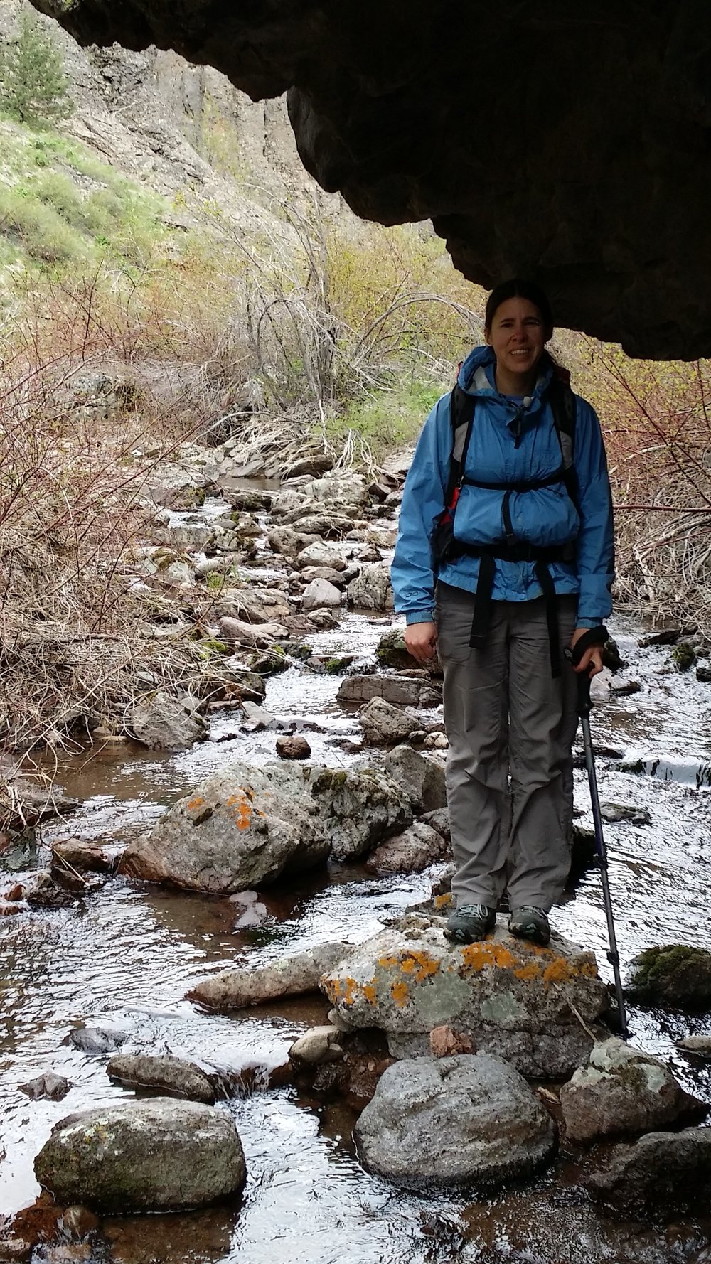 Lots of rock hopping involved