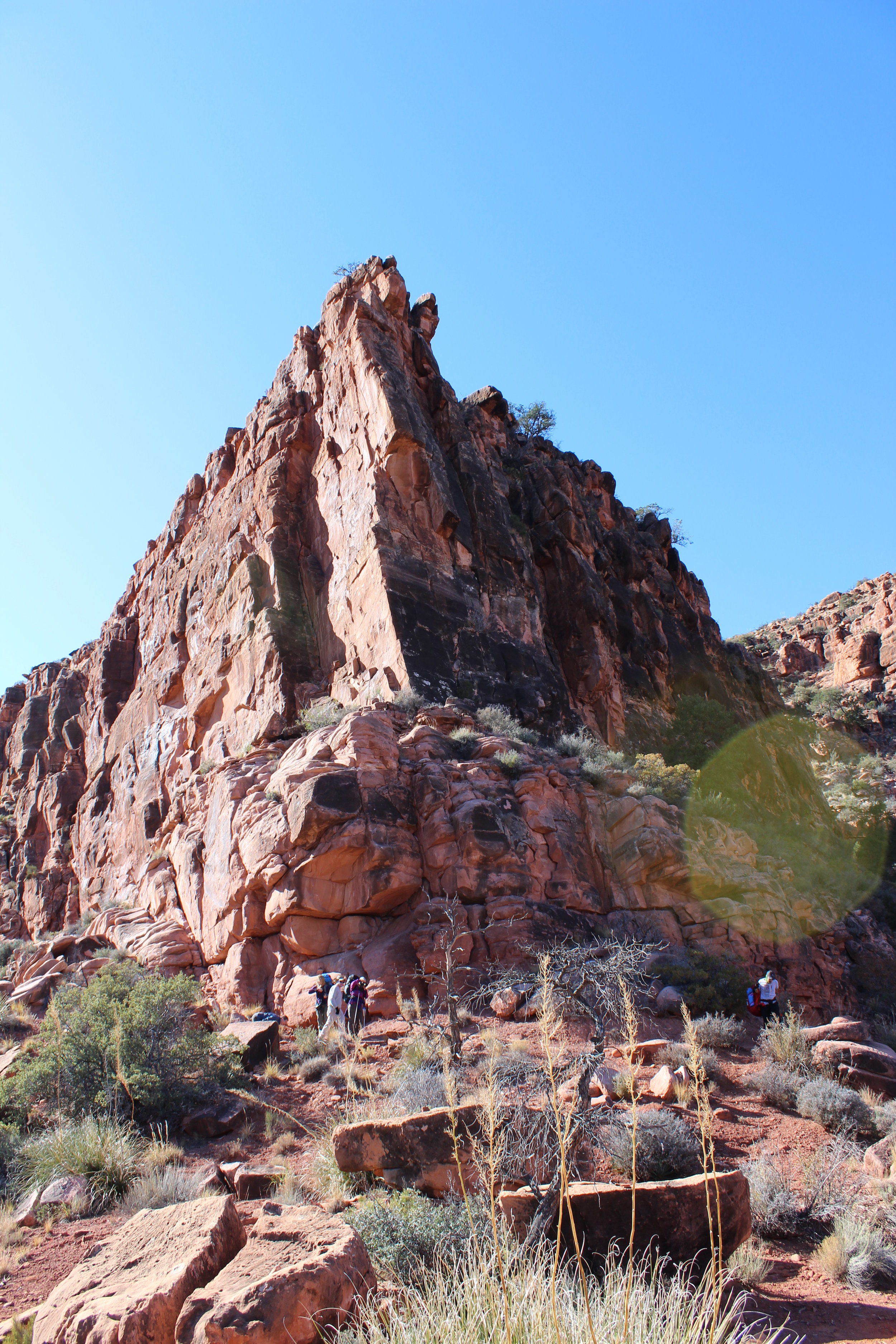 We took a break to enjoy the view from the Supai.