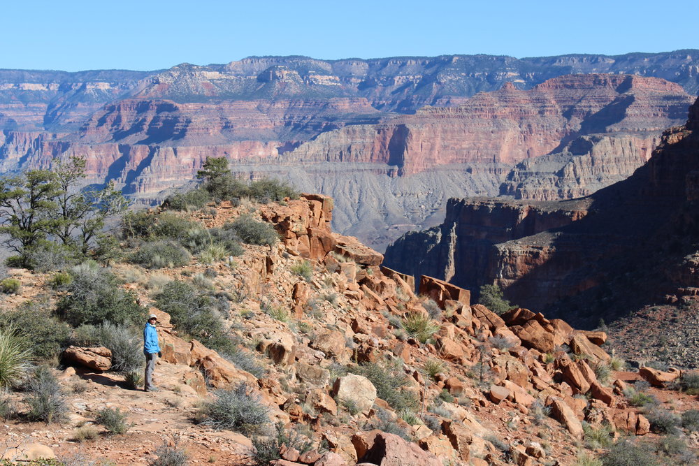 We all hiked out to the end of this promontory.  Great panoramic view.