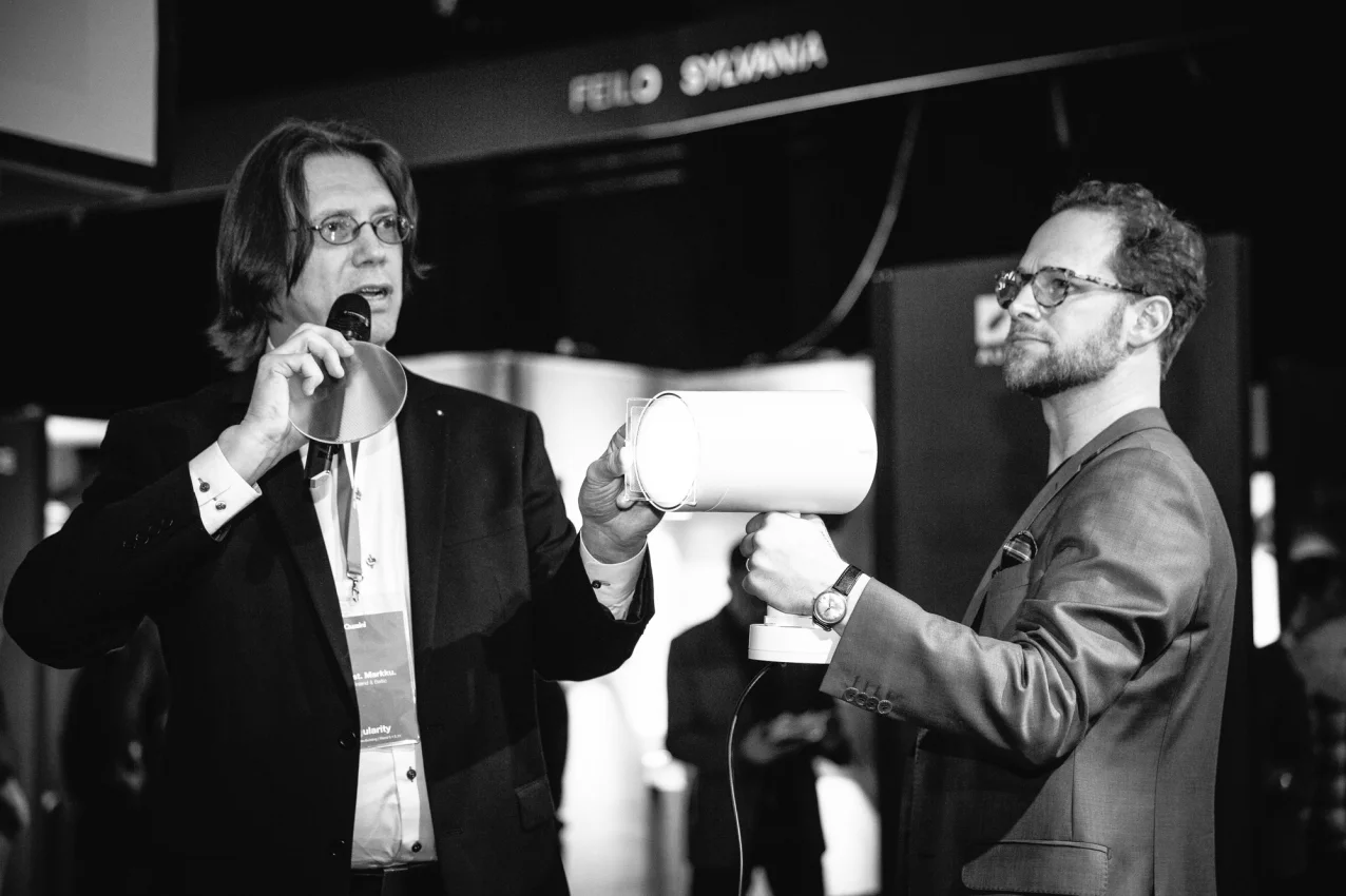 Markku Varsila ja Lorenz Backman Light Picthingissä. © VILLE MALJA