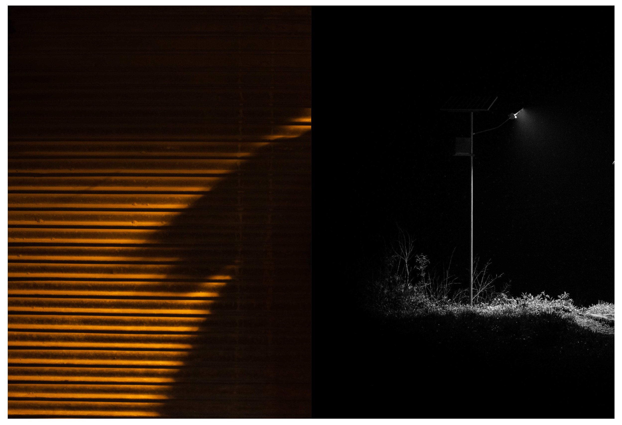 The twilight hour. Two images portraying how shadow and light come in play at night, making everything look so much more different. Taken at Pahadganj, Delhi and Dzukou Valley, Nagaland. © Tanushree Singh