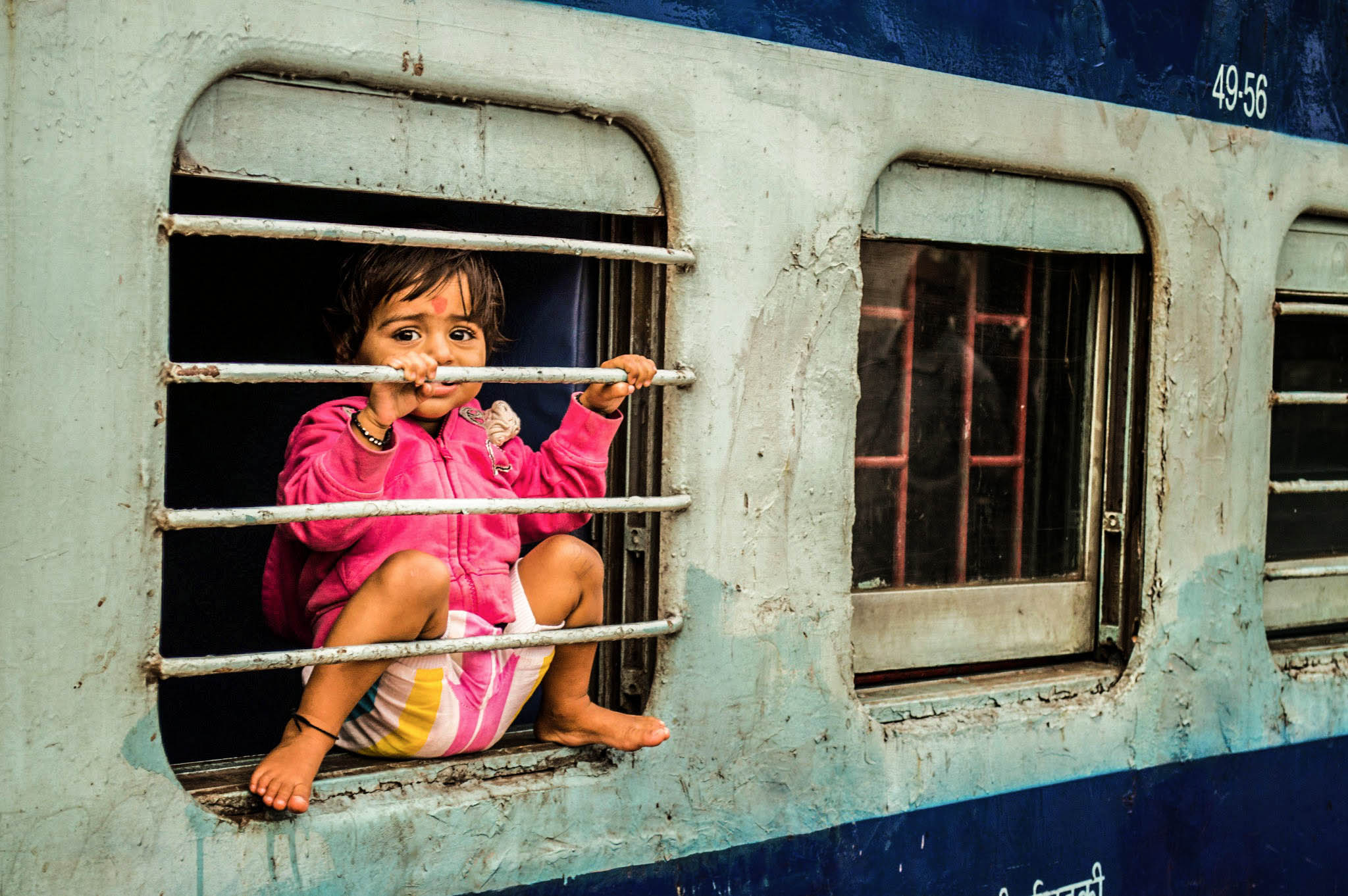 The innocence of this kids smile makes me want to look at life through a kaleidoscope.