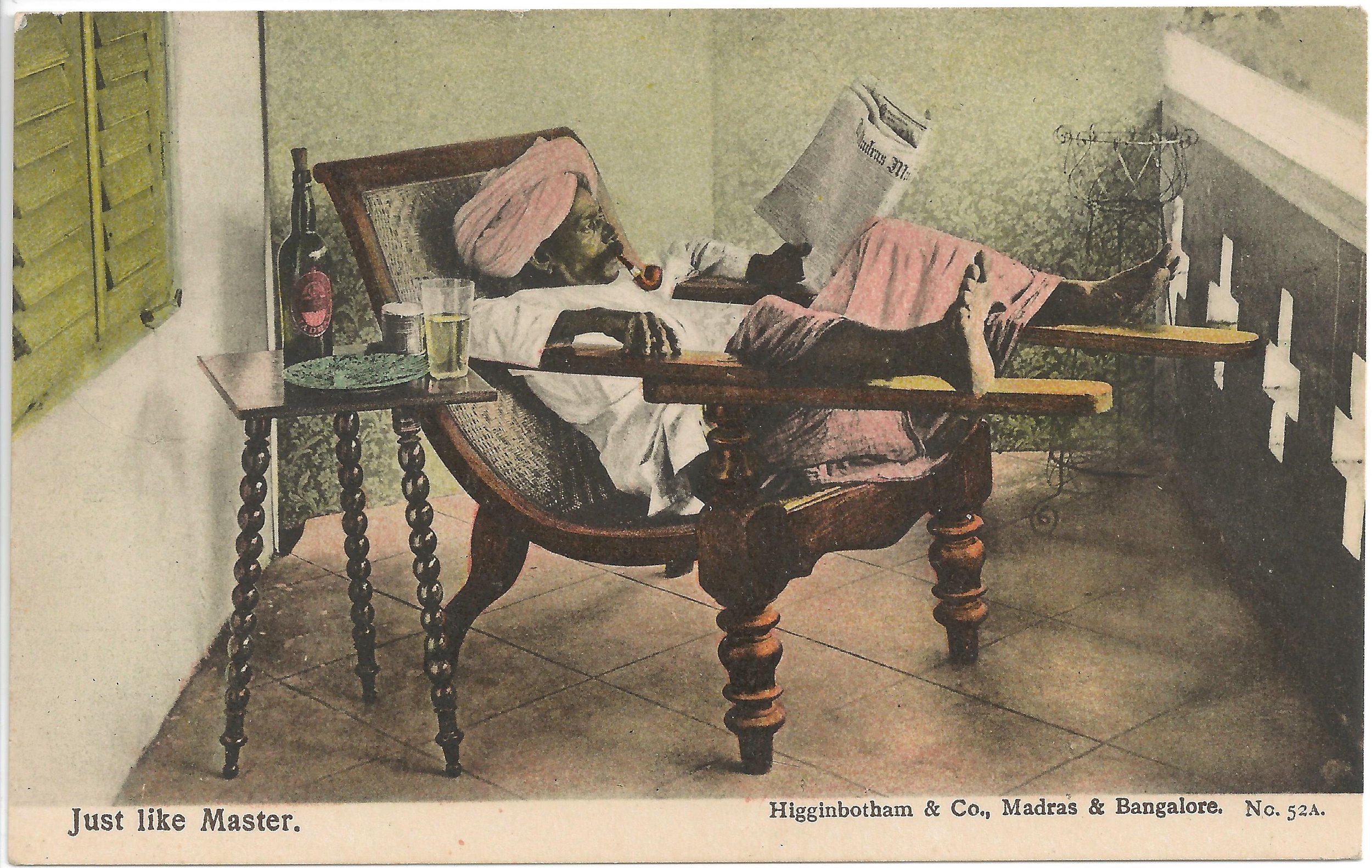 “Just Like Master”. Published by Higginbotham & Co., Madras & Bangalore. Early 20th century.