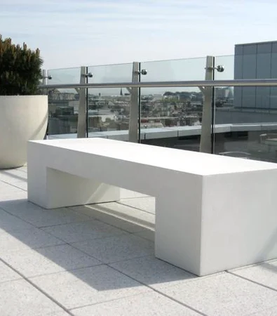 Contemporary garden bench