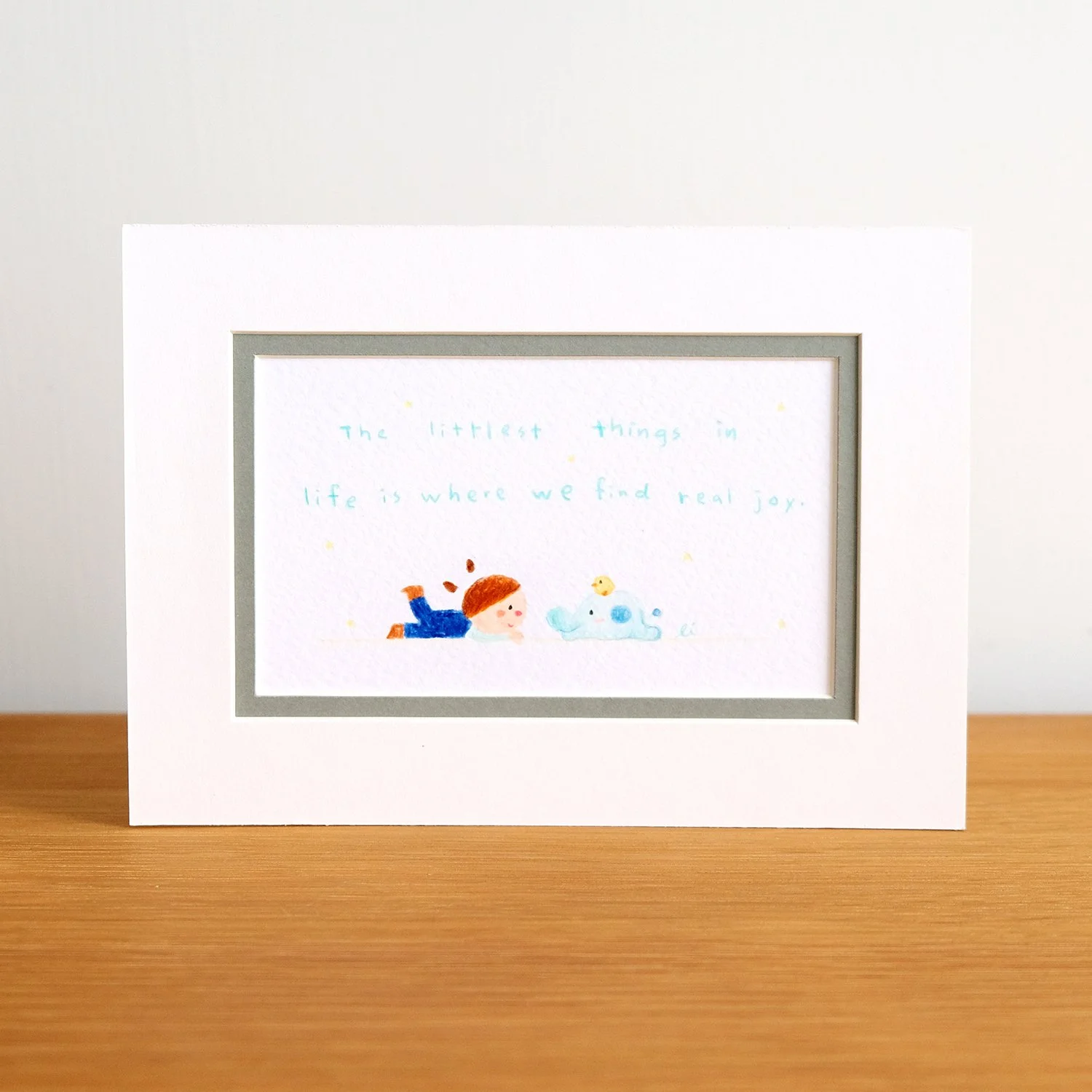 The littlest things mini original drawing  微小的事 小原畫