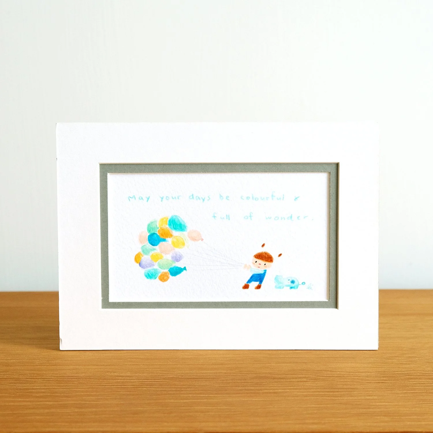Full of wonder  mini original drawing 充滿驚奇 小原畫