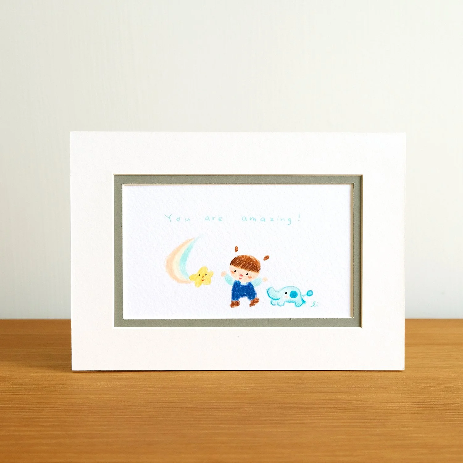 Amazing mini original drawing 很棒 小原畫