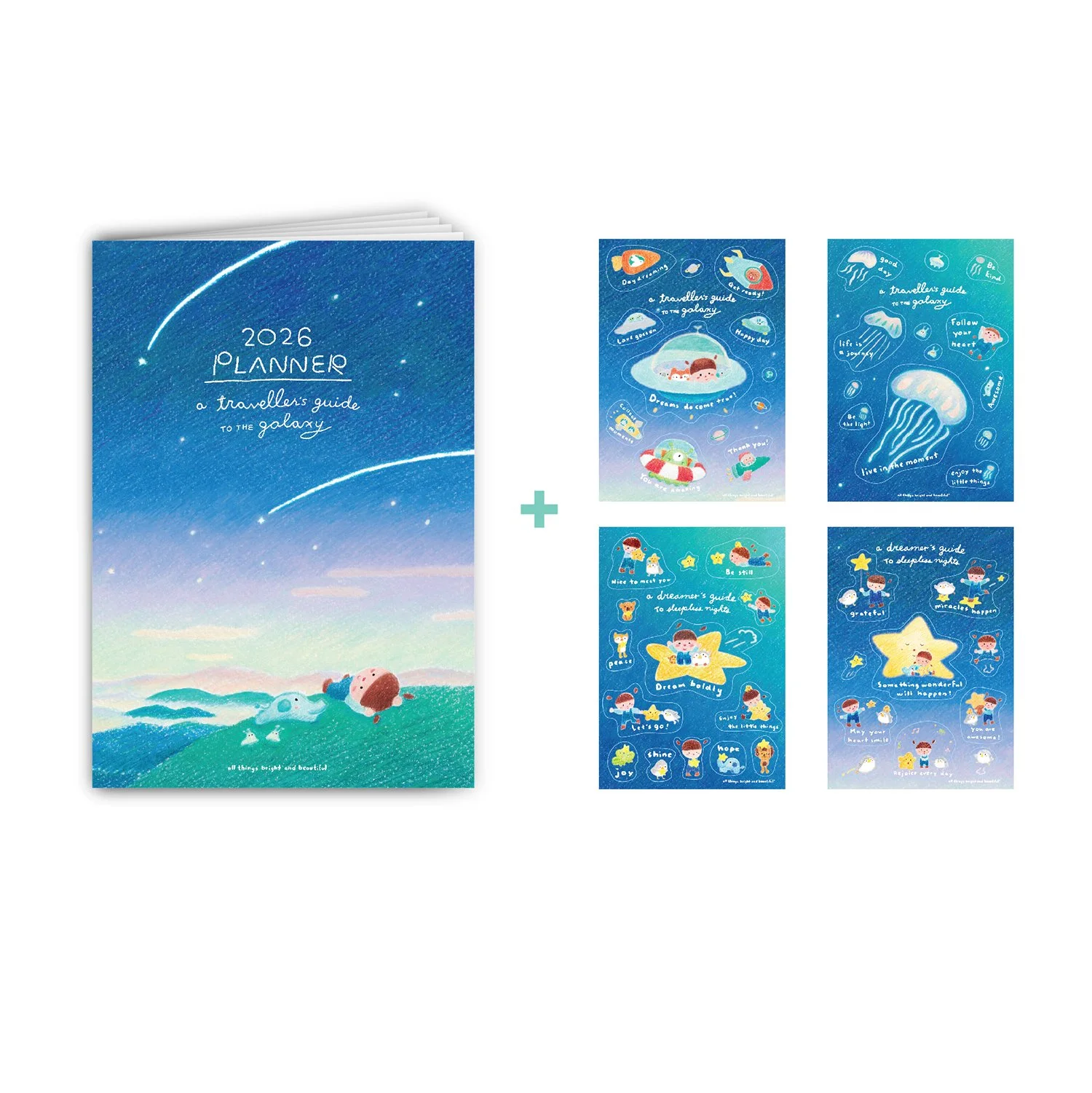 2026 Planner + Stickers Set Pre-order 手帳+貼紙預購