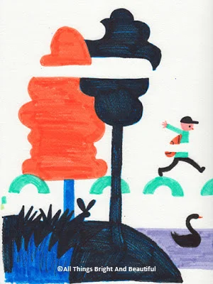 Testing different markers on different kinds of paper在不同的紙上試色