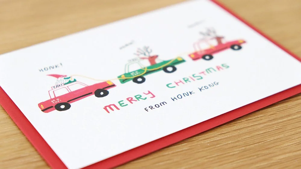 Taxi Christmas Card 的士聖誕卡