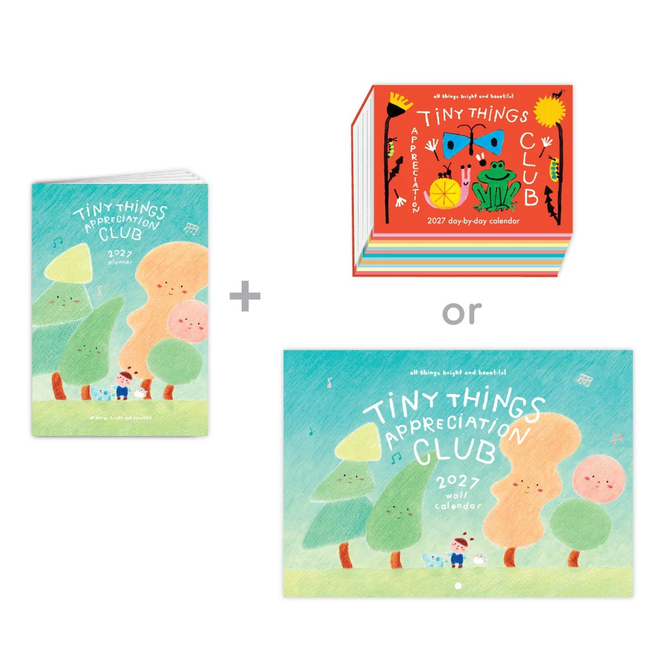 2027 Planner + Calendar Set 手帳＋月曆/日曆 // Tiny Things Appreciation Club