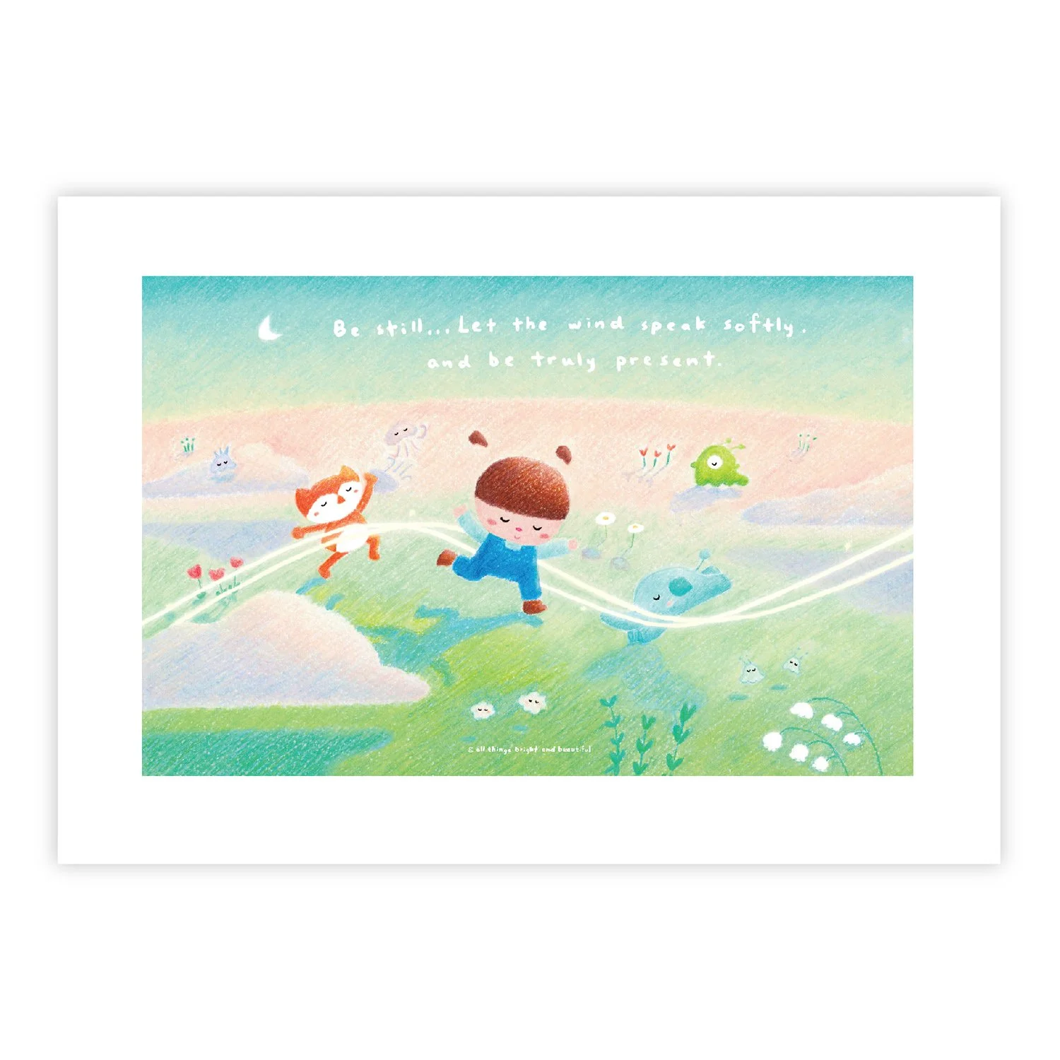 Dance Print 日落時分起舞印畫