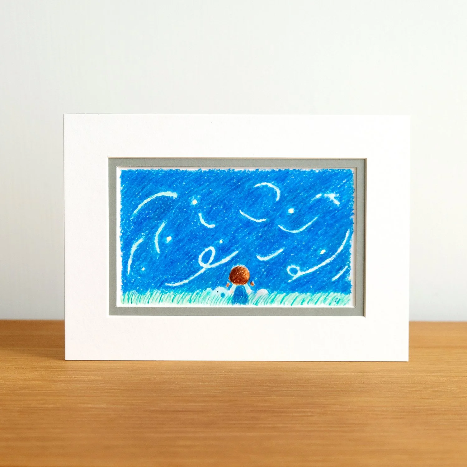 Magical night mini original drawing魔幻的晚上 小原畫