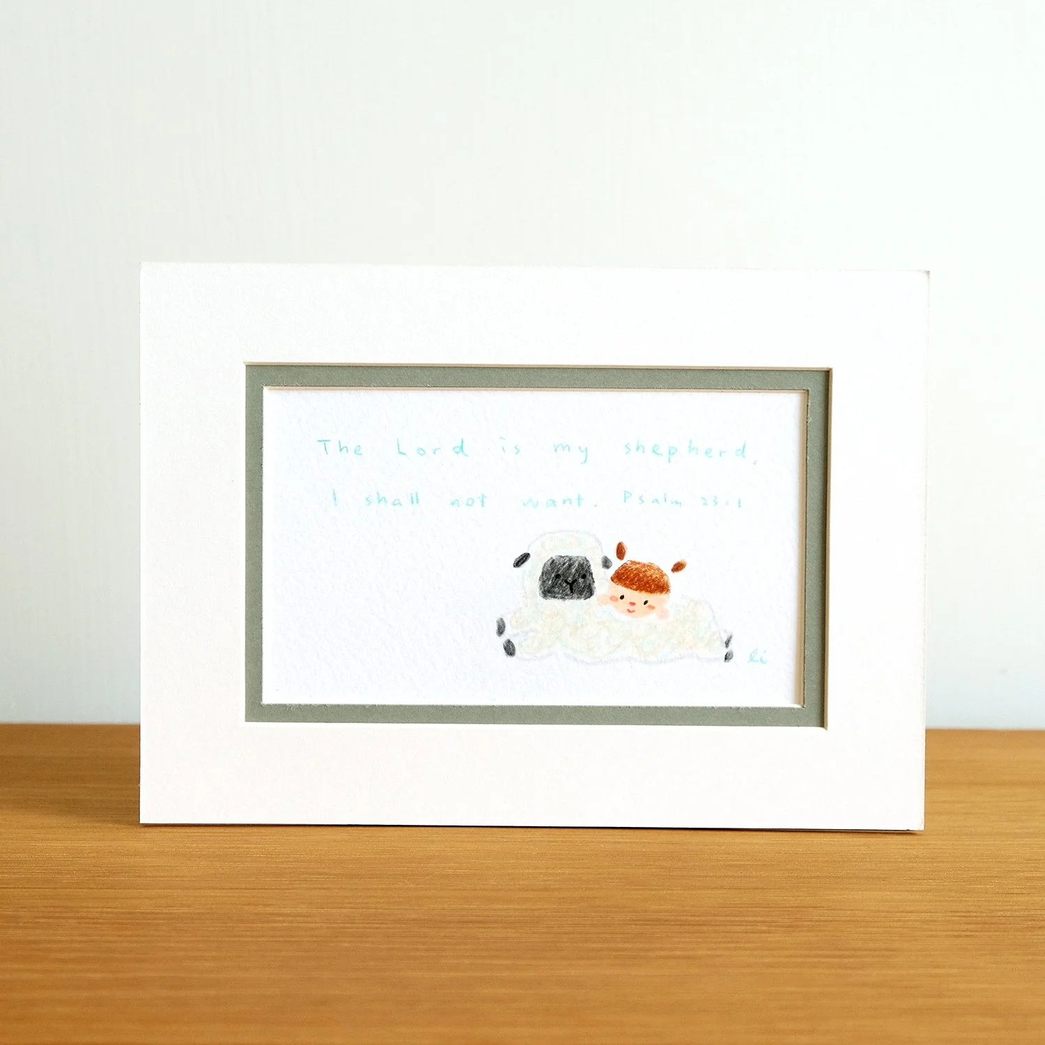 My shepherd mini original drawing 我的牧羊人 小原畫