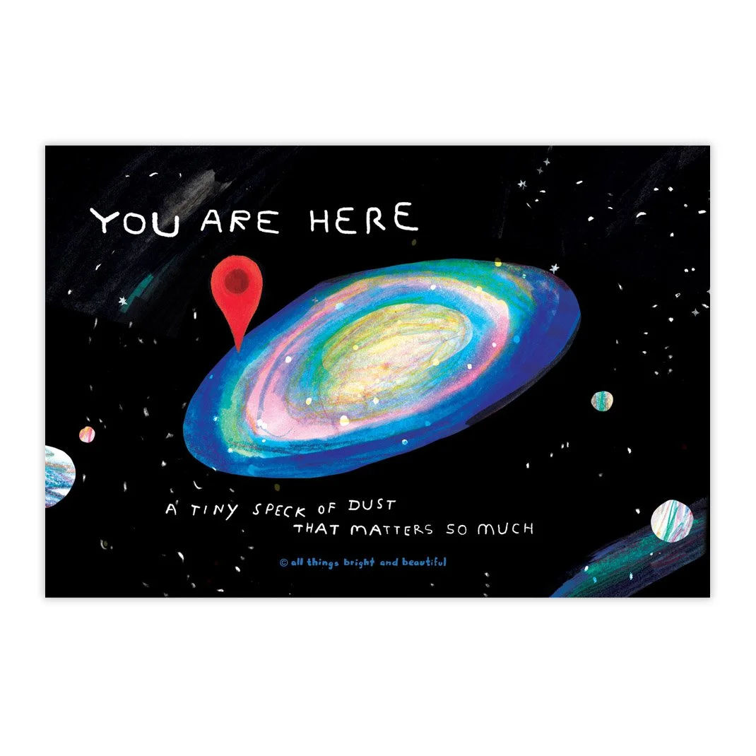 You are Here Postcard 你在這裡明信片