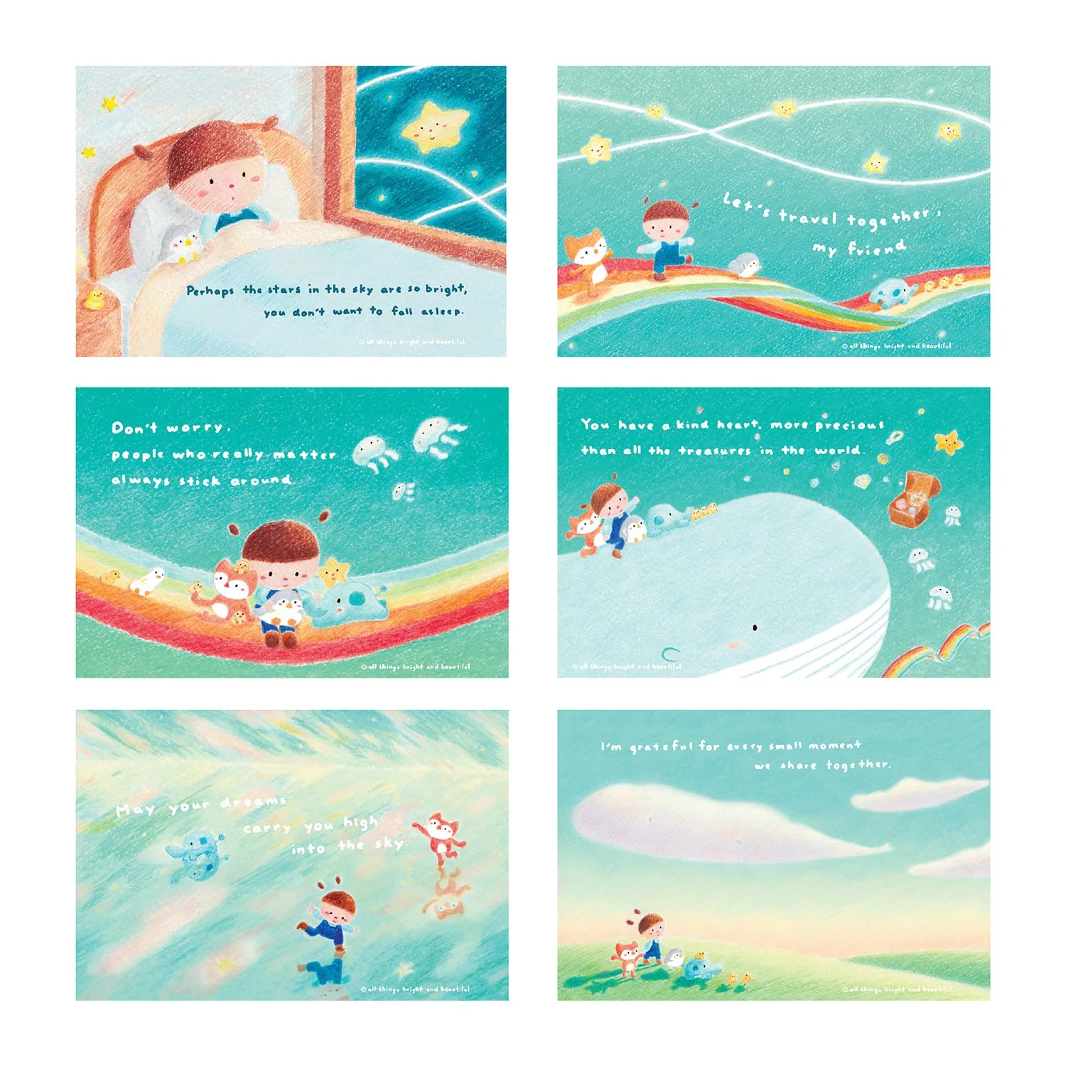 Sleepless Set 給睡不著的明信片套裝