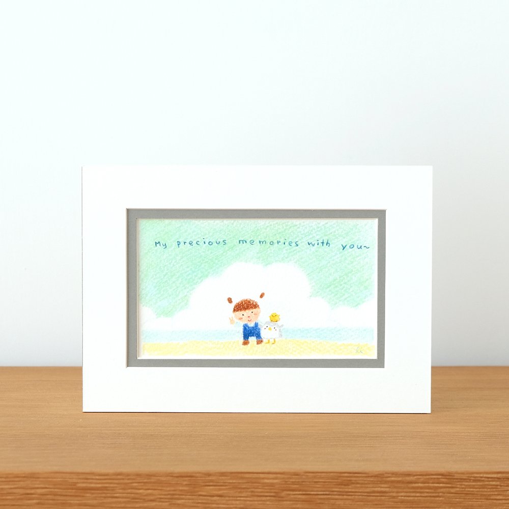 Precious memories mini original drawing  珍貴回憶小原畫