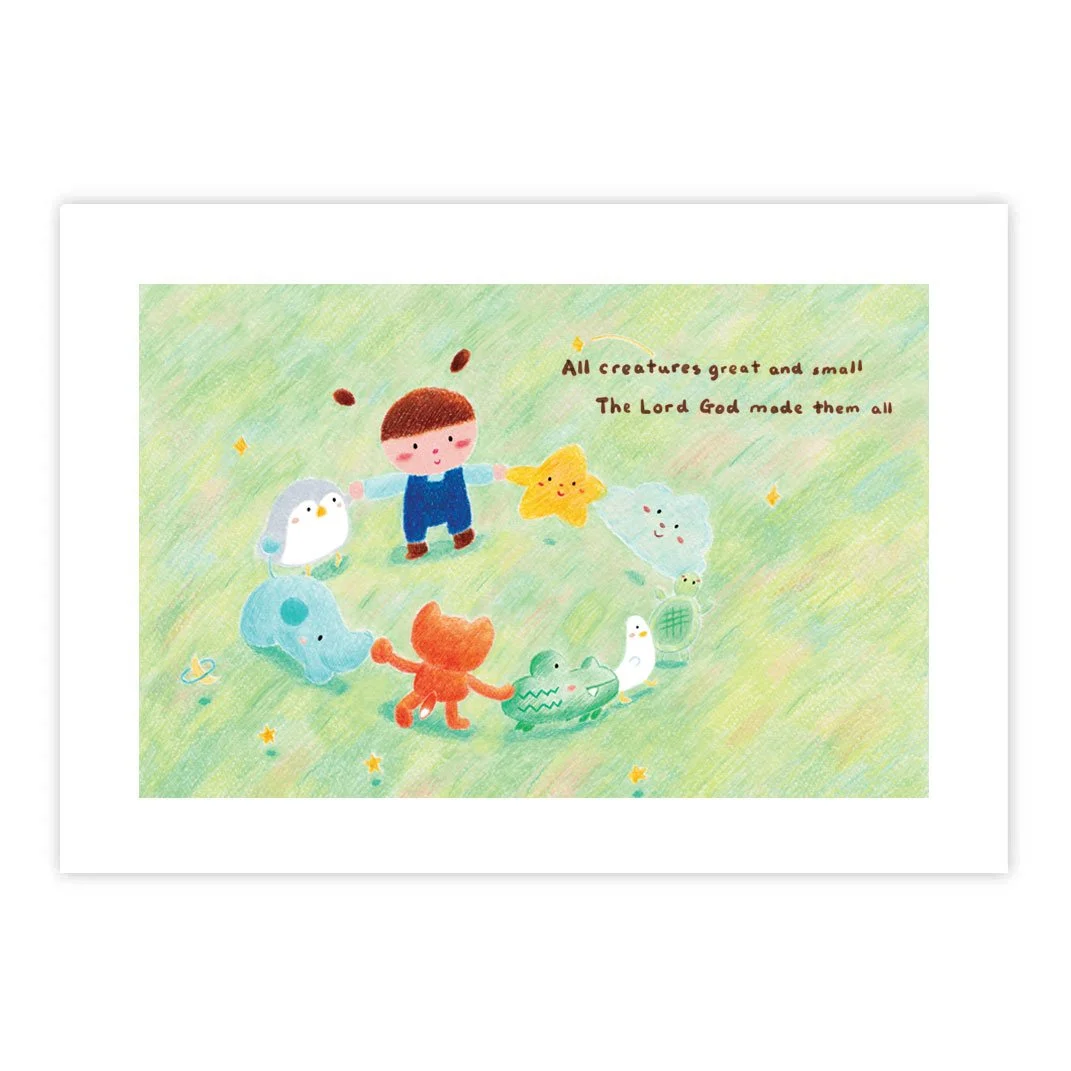 All Creatures Print 萬物印畫