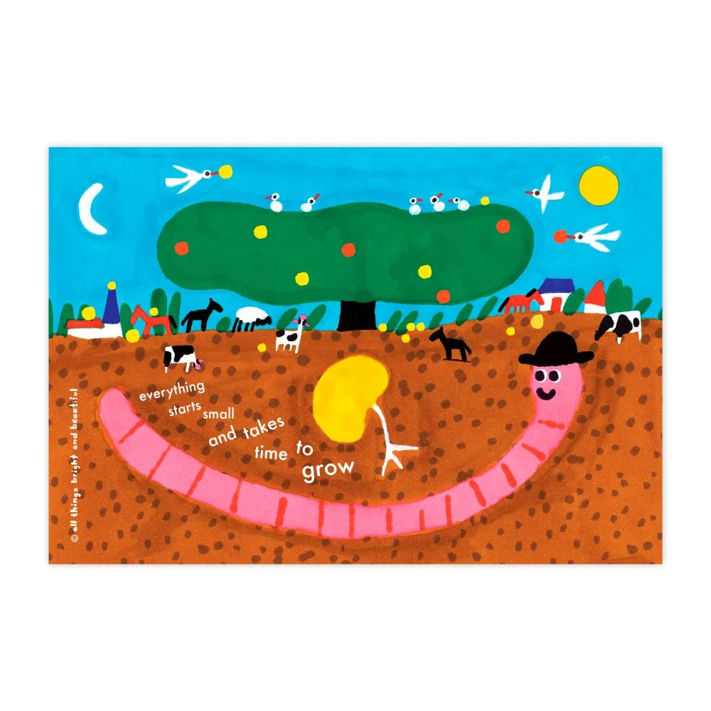 Worm Postcard 蚯蚓明信片