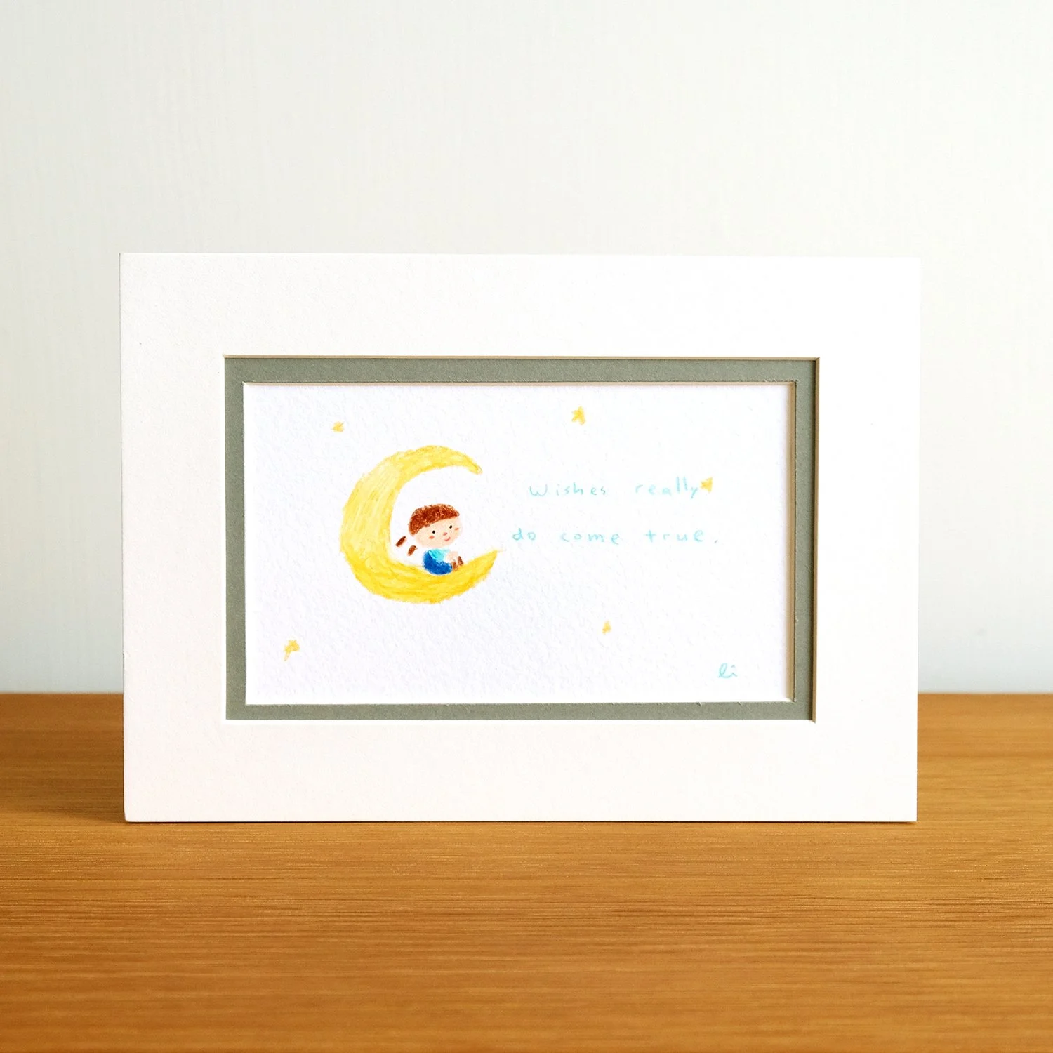 Wishes mini original drawing 願望 小原畫