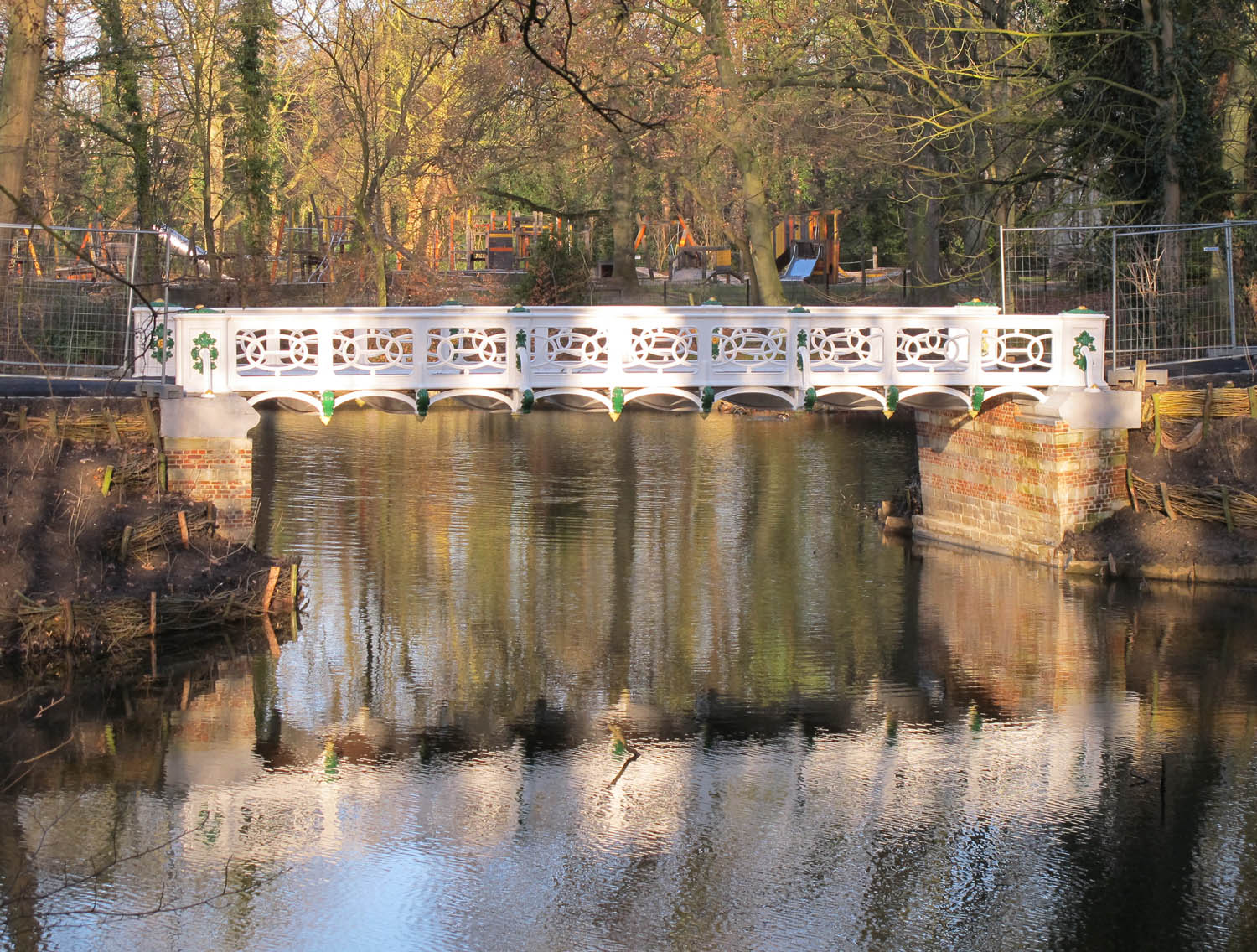 Restauratie brug Boekenbergpark - Deurne