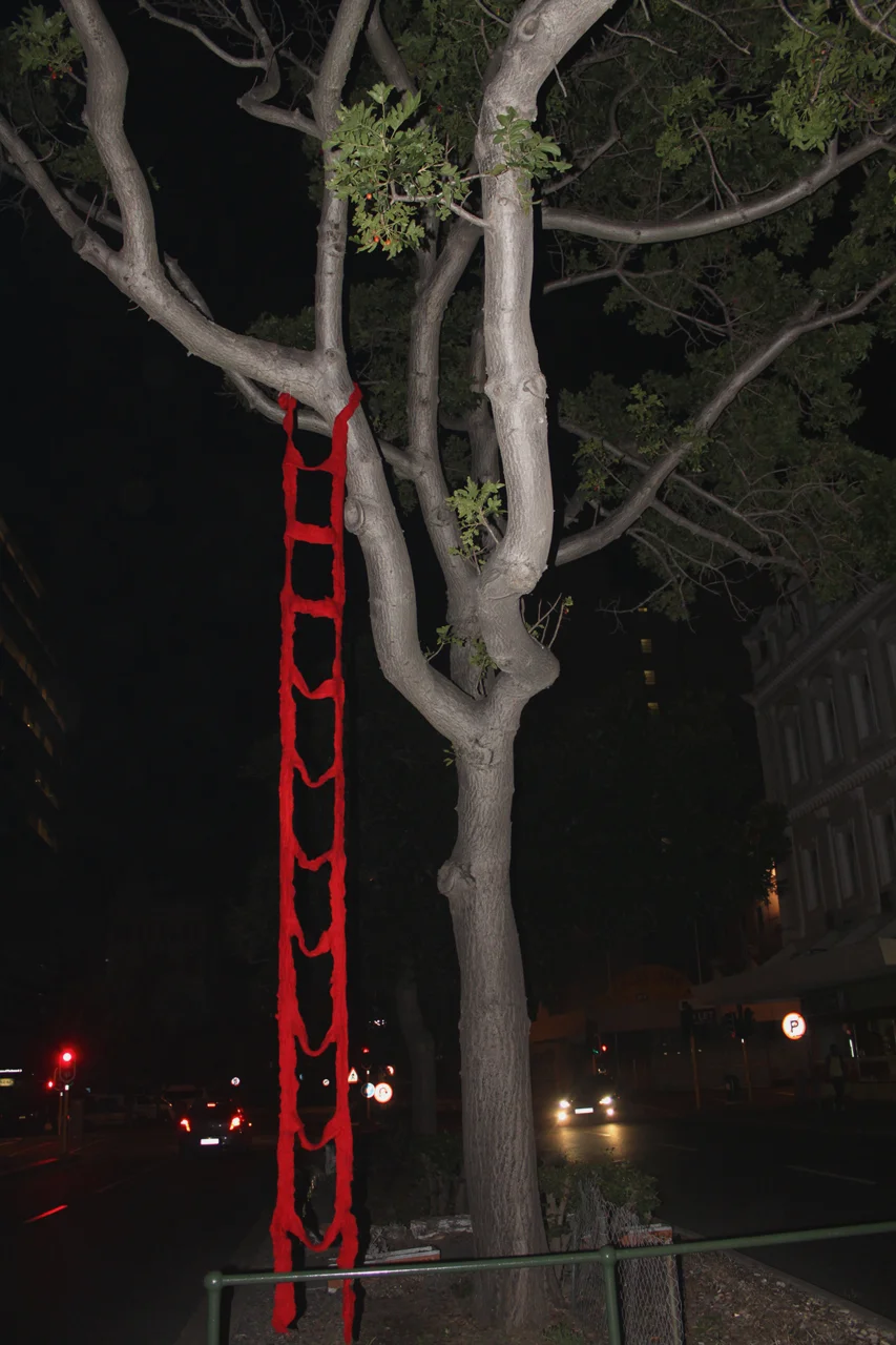 felt ladder, grace cross_2011.jpg