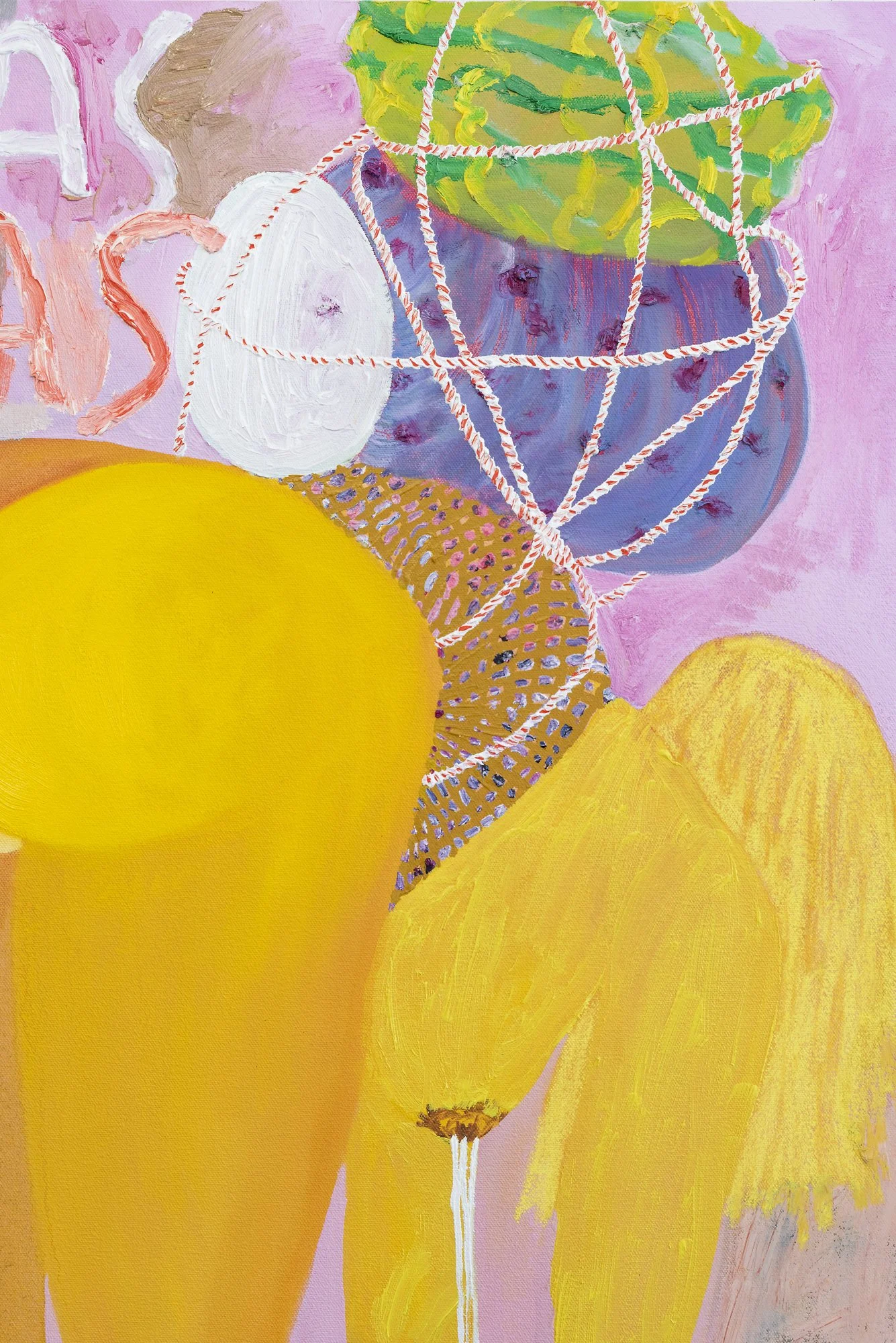 Atlas is a Woman (cheek to cheek) 2020 Oil on canvas 121 x 112cm