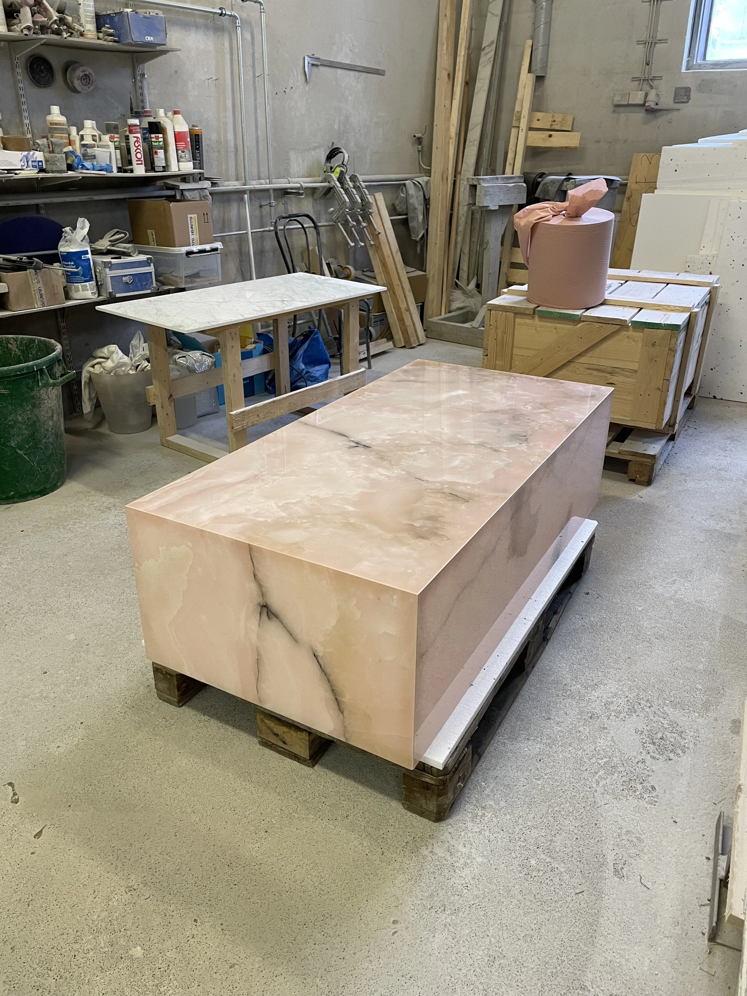 Pink Onyx, kiiltävä