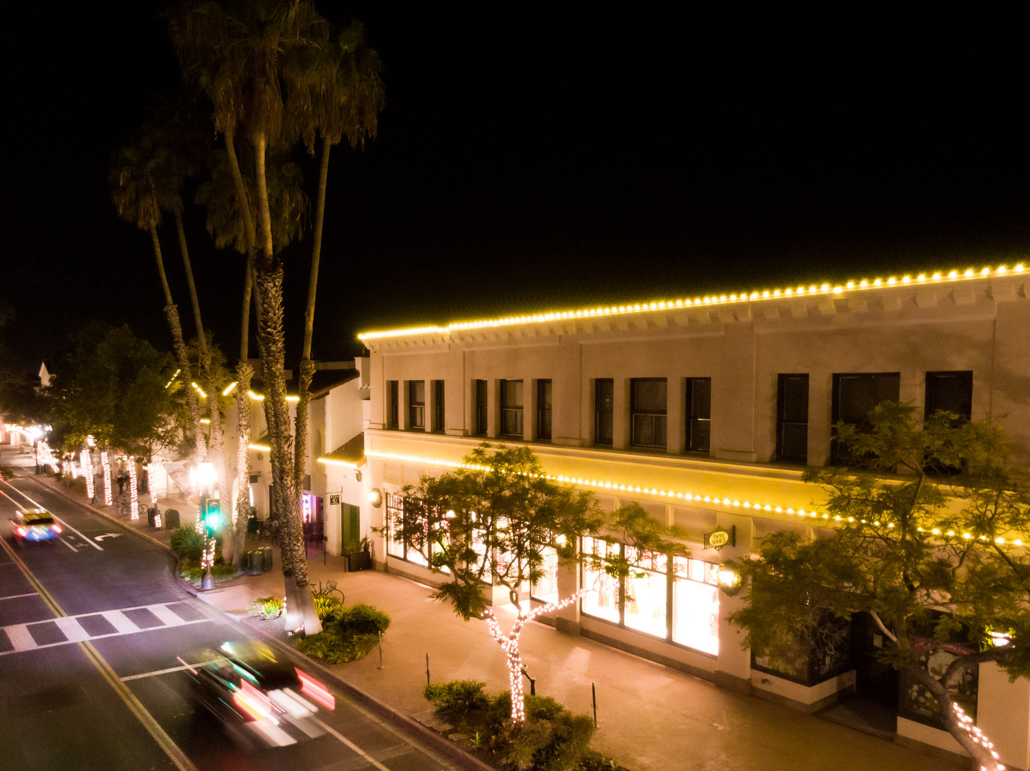 State St 1129 Drone - Santa Barbara Christmas Lights.jpg