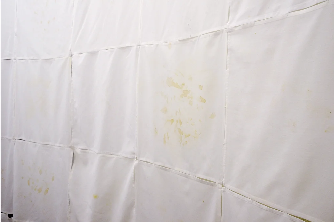 02.01.2013 – 01.31.2014 (Dinner Napkin Spiral) , detail