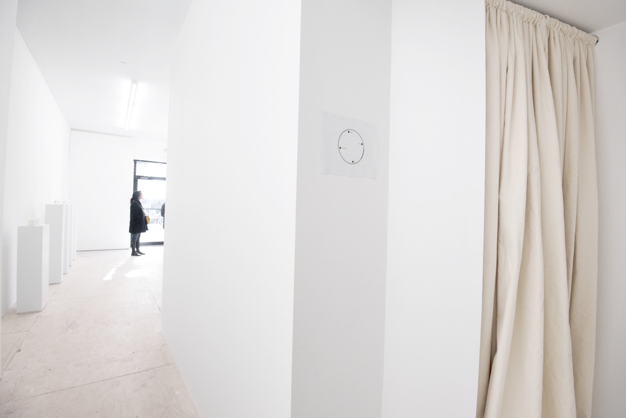 Installation view at Envoy Enterprises. 2012. scent chamber entrance