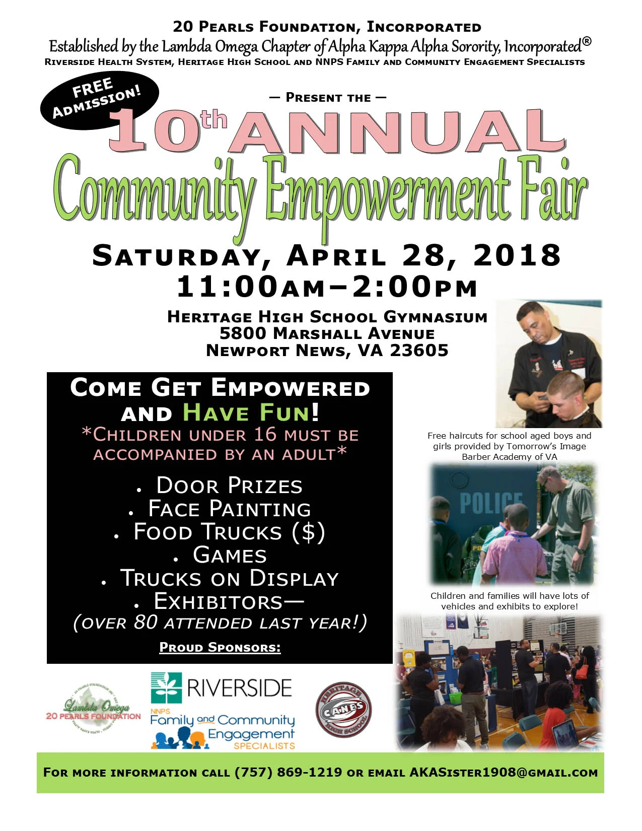10th Annual AKA Community Empowerment Fair @ Heritage High School