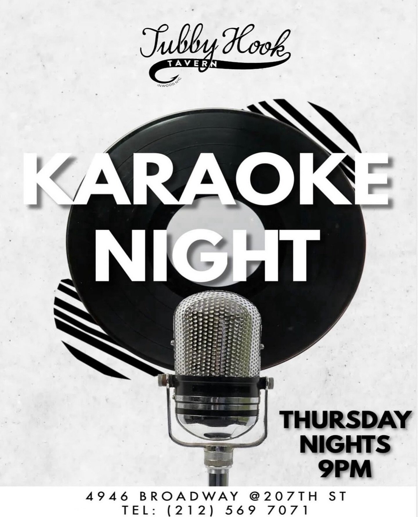 It&rsquo;s karaoke Thursday. Starts 9pm 🎤

📍4946 Broadway @207th St, NY, 10034

#inwood #inwoodnyc #uptown #uptownnyc #karaoke #karaokenight #karaokeparty #sing #singers #broadway #letsdrink #letseat #party #friends #fun