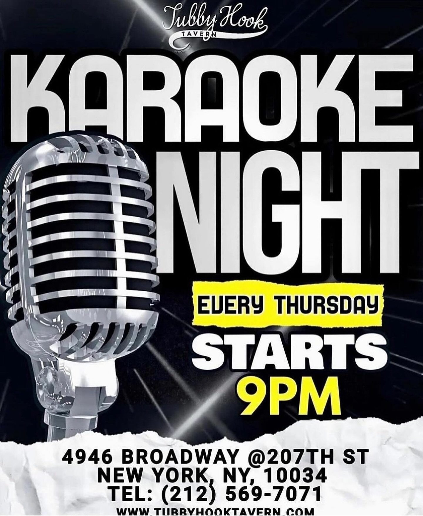 It&rsquo;s Thursday karaoke, starts 9pm. it&rsquo;s the night of singing and dancing 🎤🕺🏻💃

📍4946 Broadway @207th St, NY, 10034

#inwood #inwoodnyc #uptown #uptownnyc #karaoke #karaokenight #karaokeparty #sing #singers #broadway #letsdrink #letse