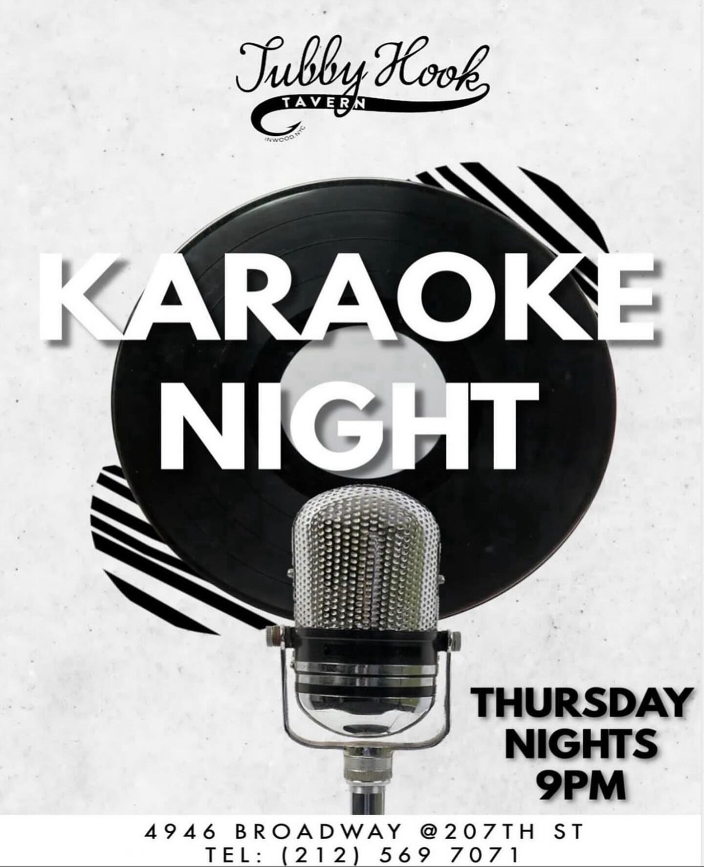 It&rsquo;s karaoke Thursday. Starts 9pm 🎤

📍4946 Broadway @207th St, NY, 10034

#inwood #inwoodnyc #uptown #uptownnyc #karaoke #karaokenight #karaokeparty #sing #singers #broadway #letsdrink #letseat #party #friends #fun