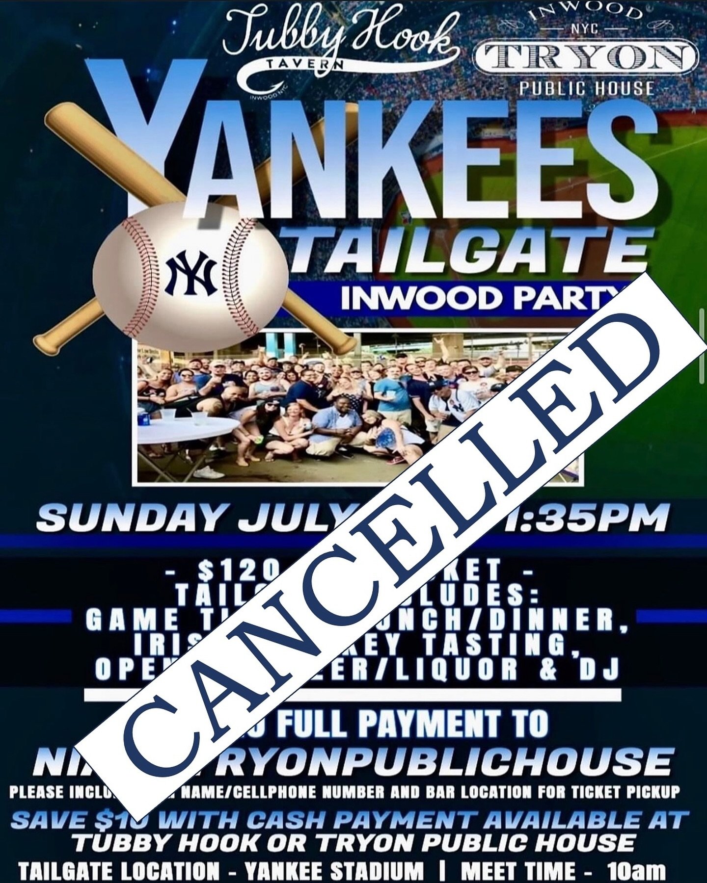 DUE TO UNFORTUNATE CIRCUMSTANCES, TAILGATE HAS BEEN CANCELLED. 

Full refunds will be issued. We apologize for any inconvenience caused.