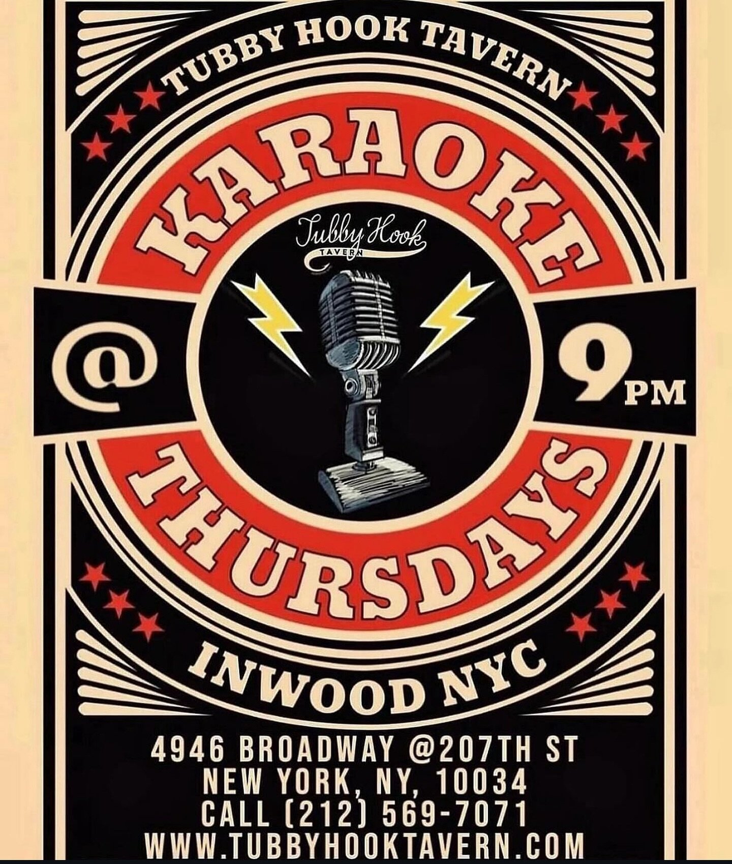 It&rsquo;s karaoke Thursday. Starts 9pm 🎤

📍4946 Broadway @207th St, NY, 10034

#inwood #inwoodnyc #uptown #uptownnyc #karaoke #karaokenight #karaokeparty #sing #singers #broadway #letsdrink #letseat #party #friends #fun