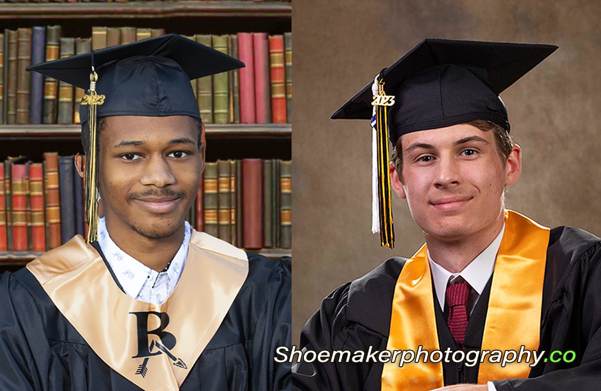 High school senior cap and gown graduation portraits Tulsa Ok.jpg