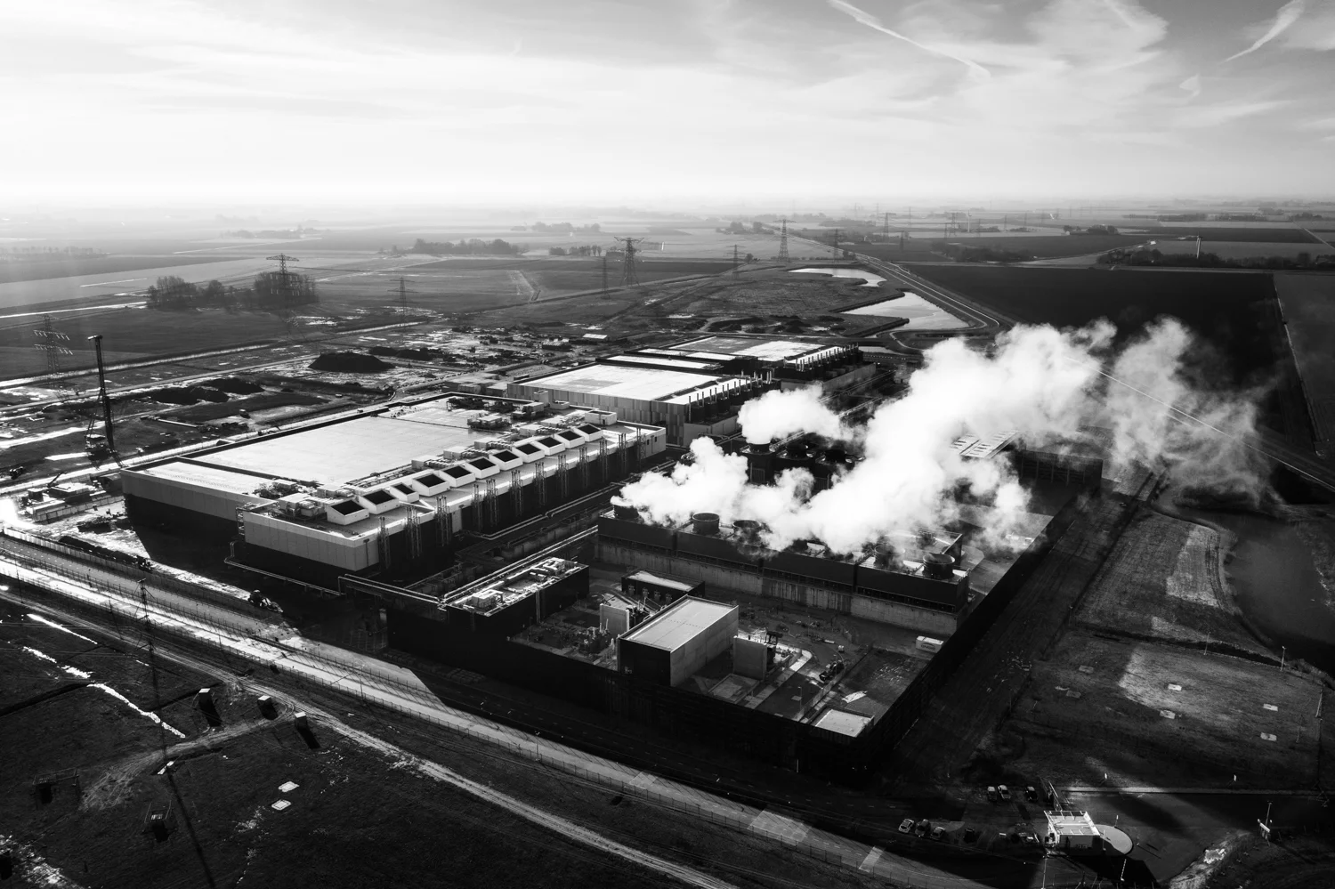  It’s hard to realise that all the information that shows up on your telephone screen is stored somewhere on a physical location. Recently we started calling it “the cloud”. Which is a nice word for what in reality are huge buildings with endless row