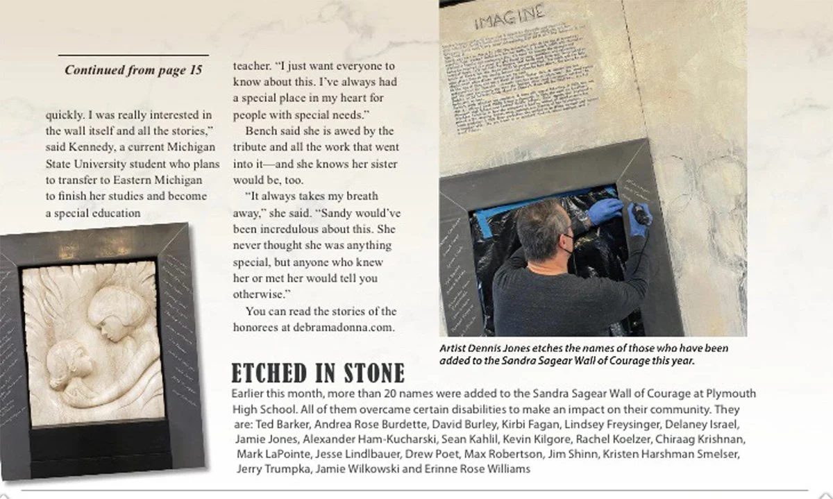 Sandra Saeger Installation Article