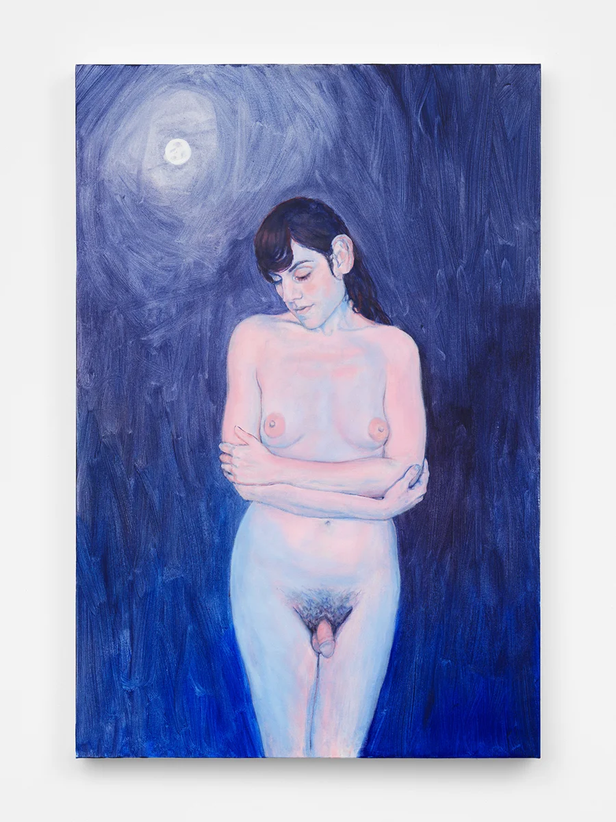 Night (Self Portrait), 2019, Acrylic on Canvas, 36" x 24"