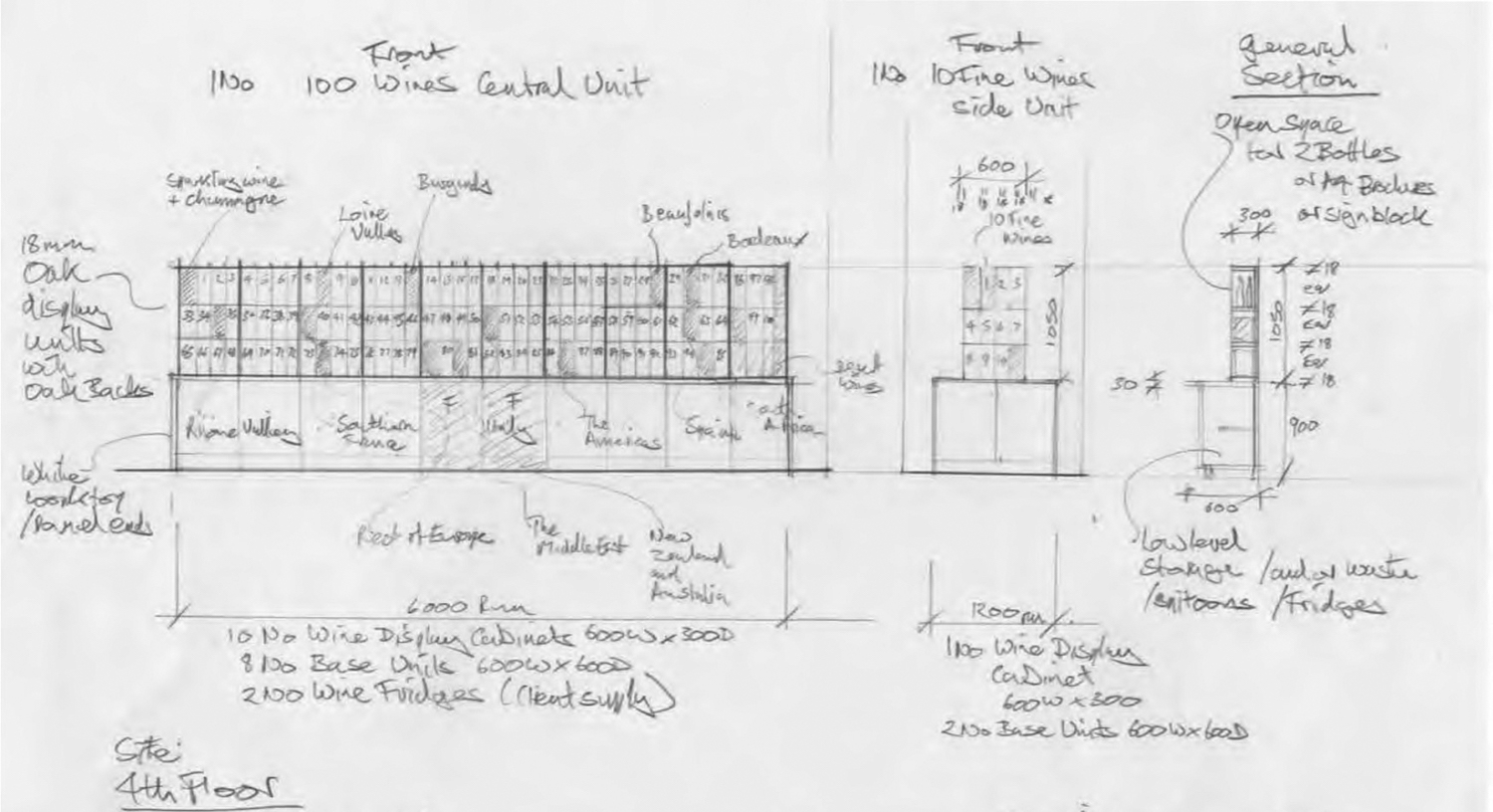 Architects drawing showing the clients vision.