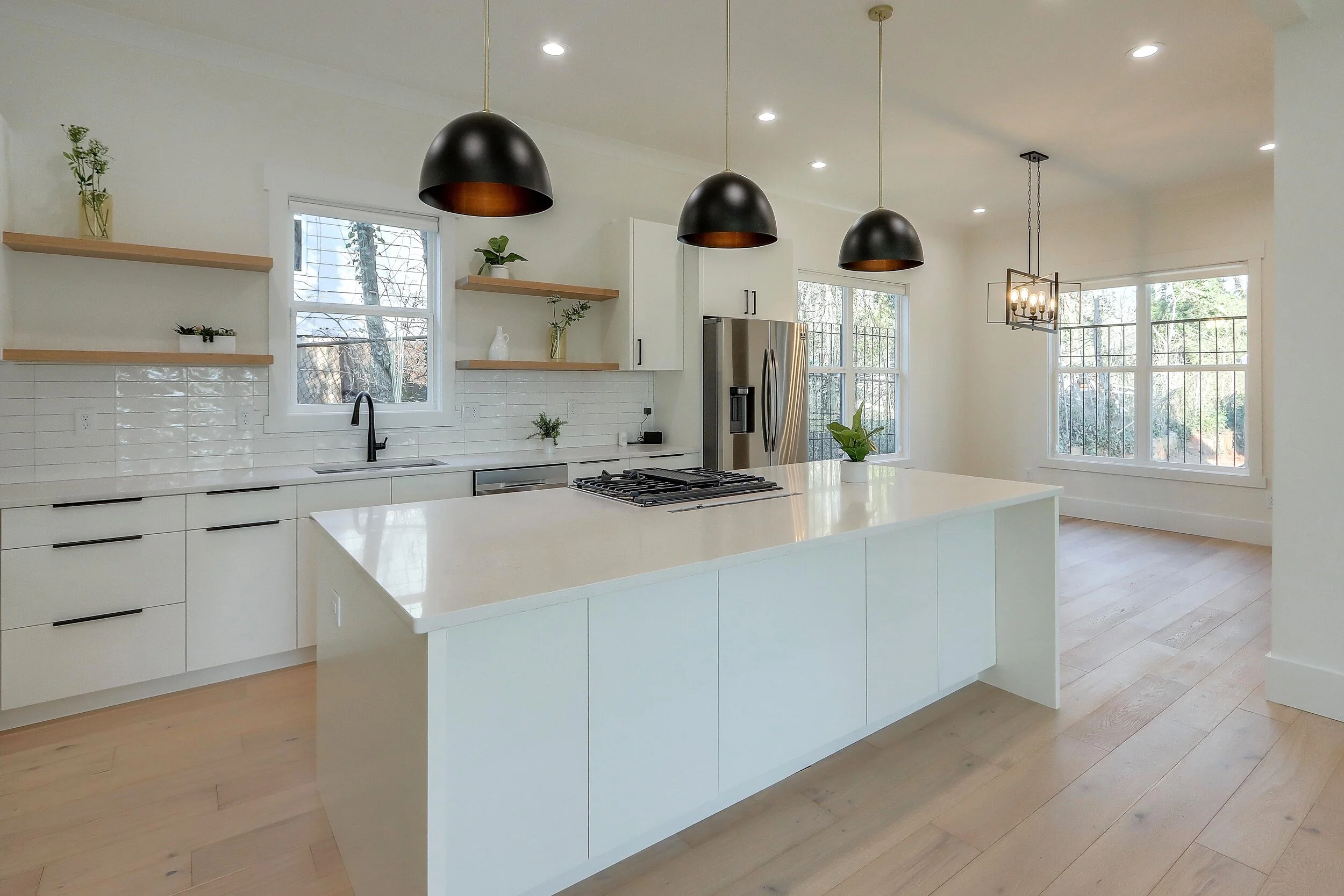 Custom Island and Kitchen Cabinets