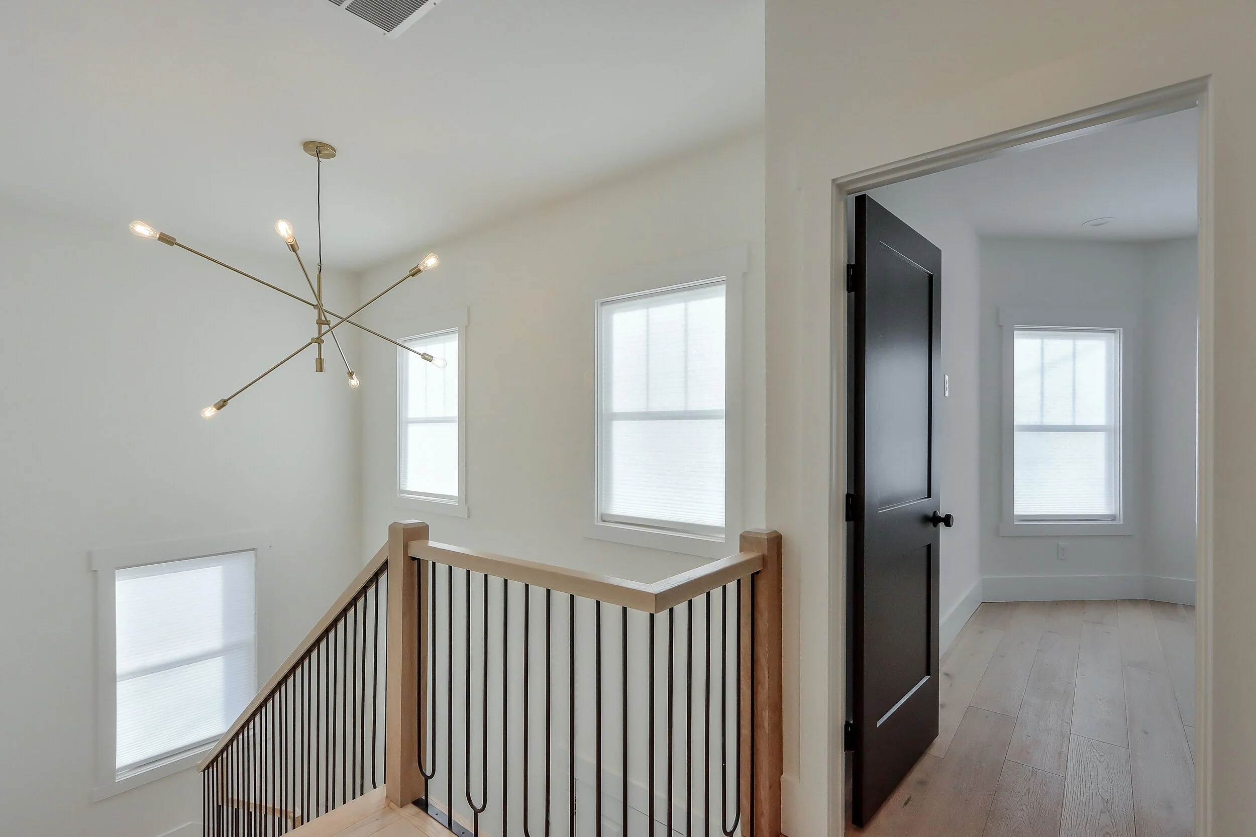Interior Wood and Steel Handrail