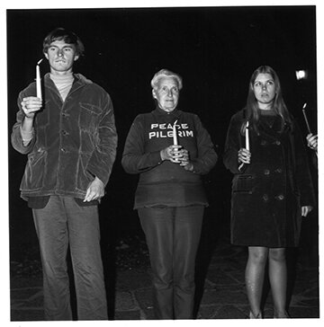 Peace Pilgrim 1968 Candlelight Vigil, Virginia