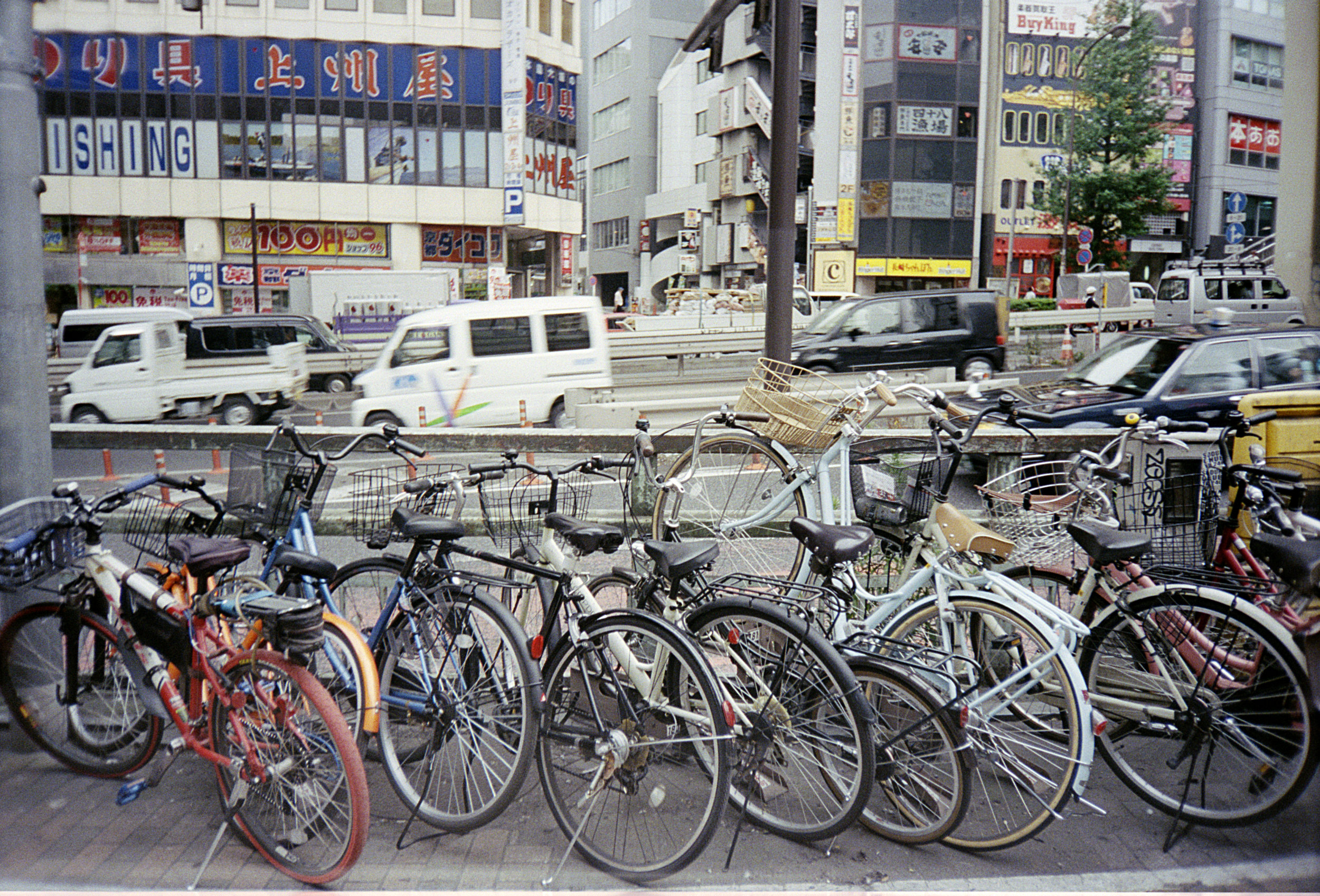 Bike rack, Shibuya