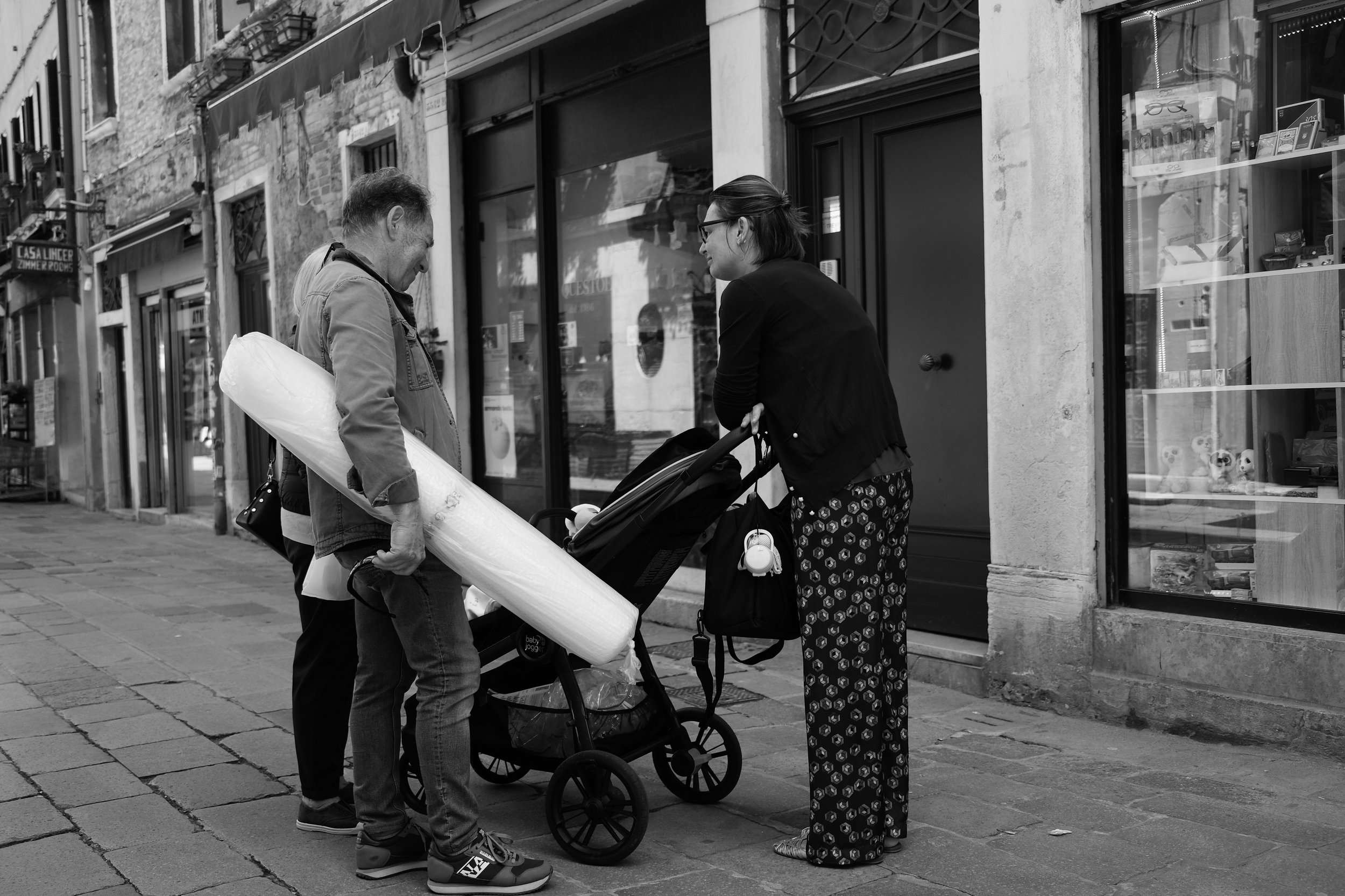 cooing over the baby, a seemingly universal experience