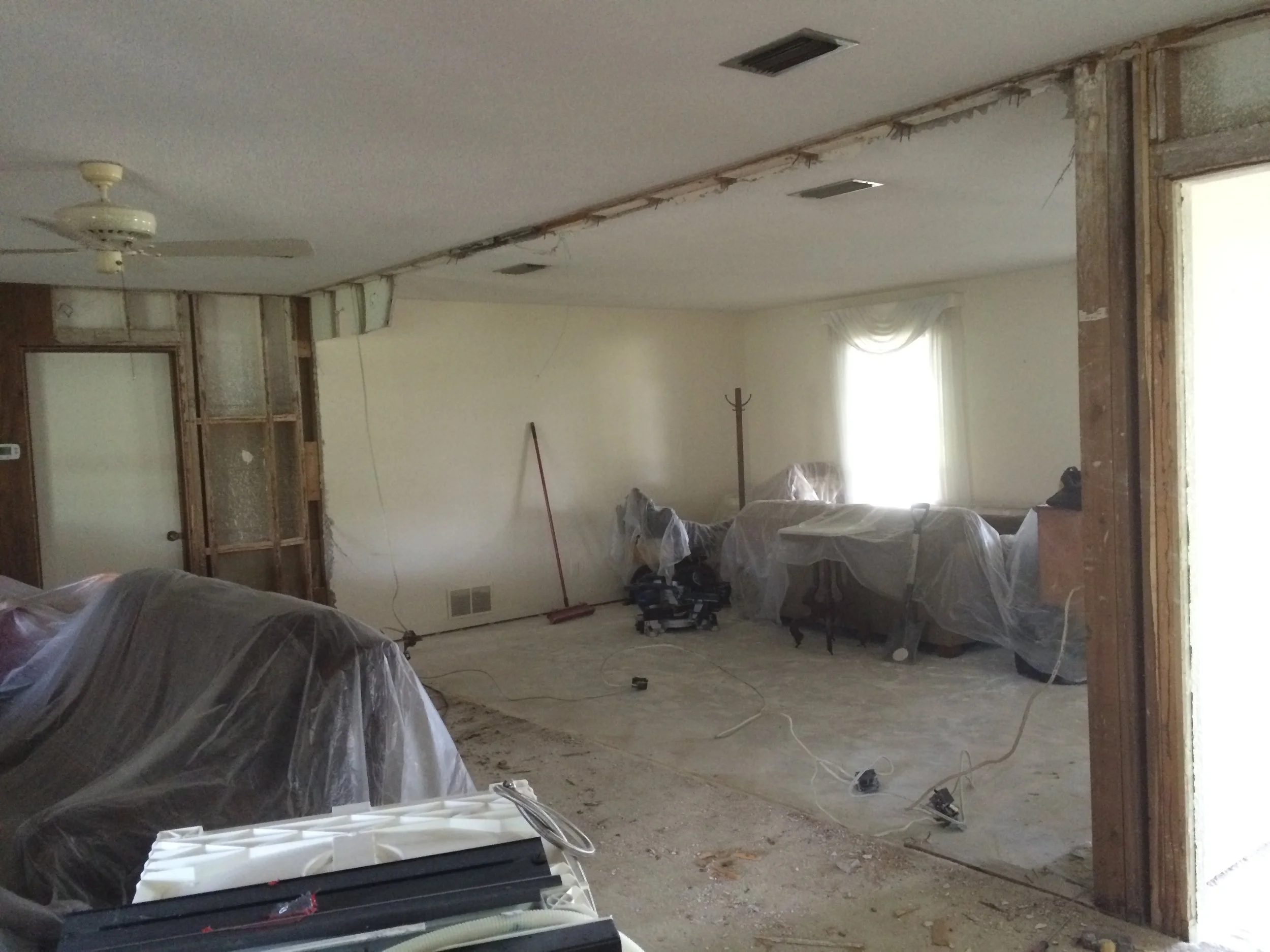 Ann Rustin Open Concept & Living Room Remodel - In Process